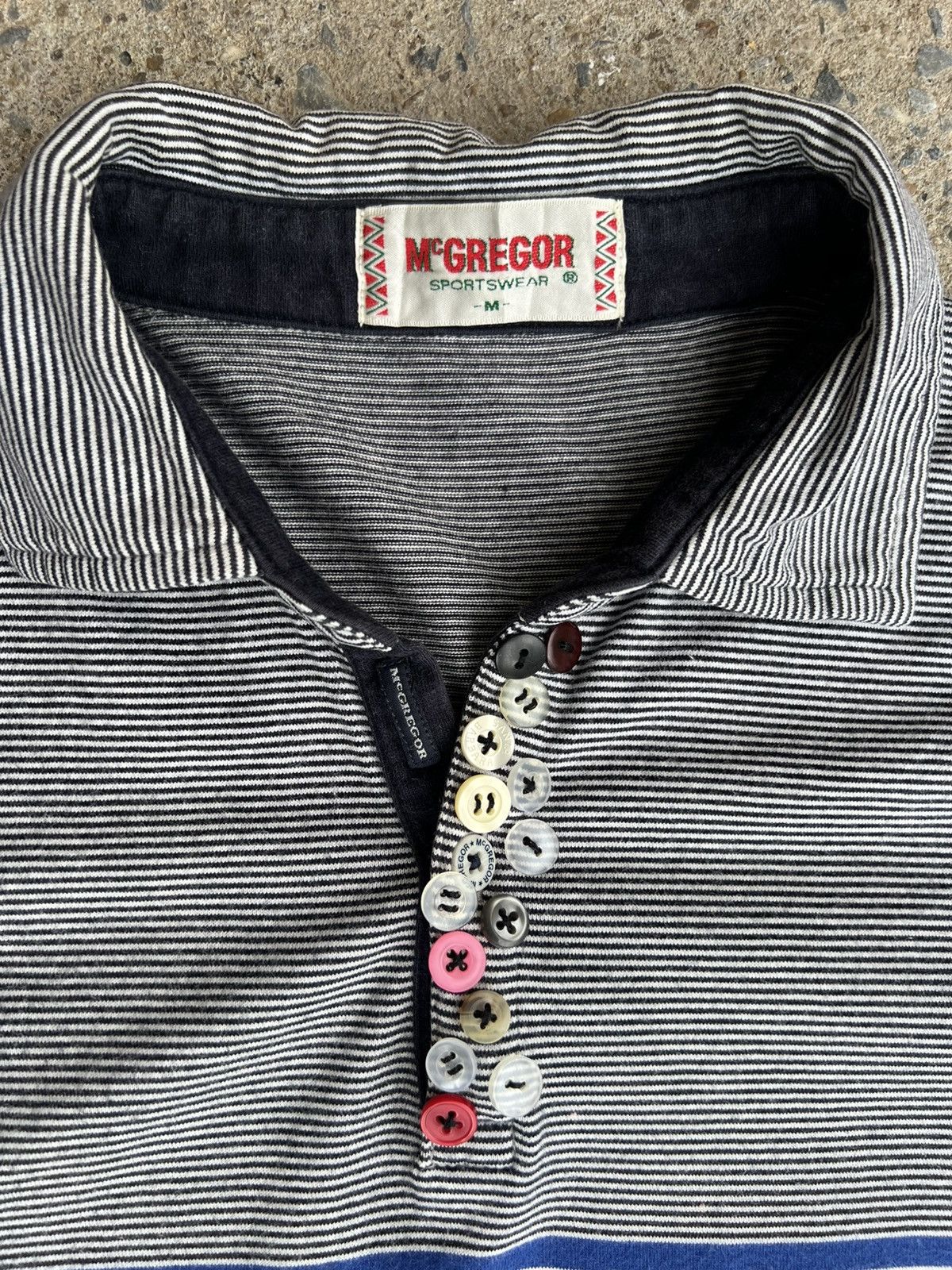 Vintage McGregor Multiple Buttons Polos tee Size US M / EU 48-50 / 2 - 3 Thumbnail
