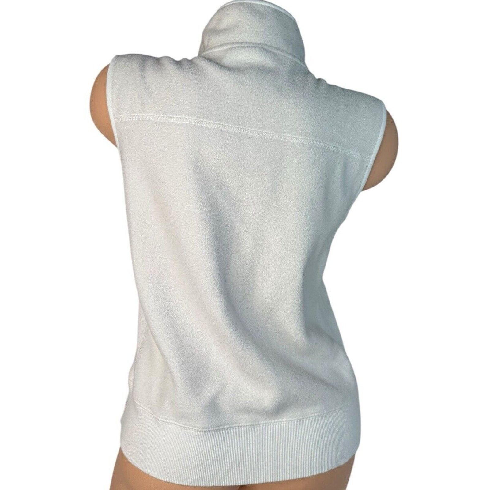 New Era Pittsburgh Penguins Womens White Zip Warm Fleece Vest Size M Size M / US 6-8 / IT 42-44 - 5 Thumbnail