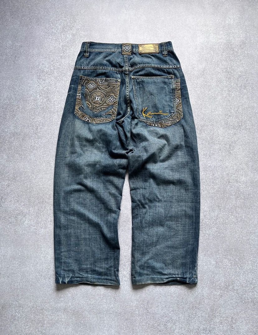 Karl Kani × Vintage Vintage Karl Kani Embroidery Baggy Jeans Y2K 32 Size US 32 / EU 48 - 1 Thumbnail