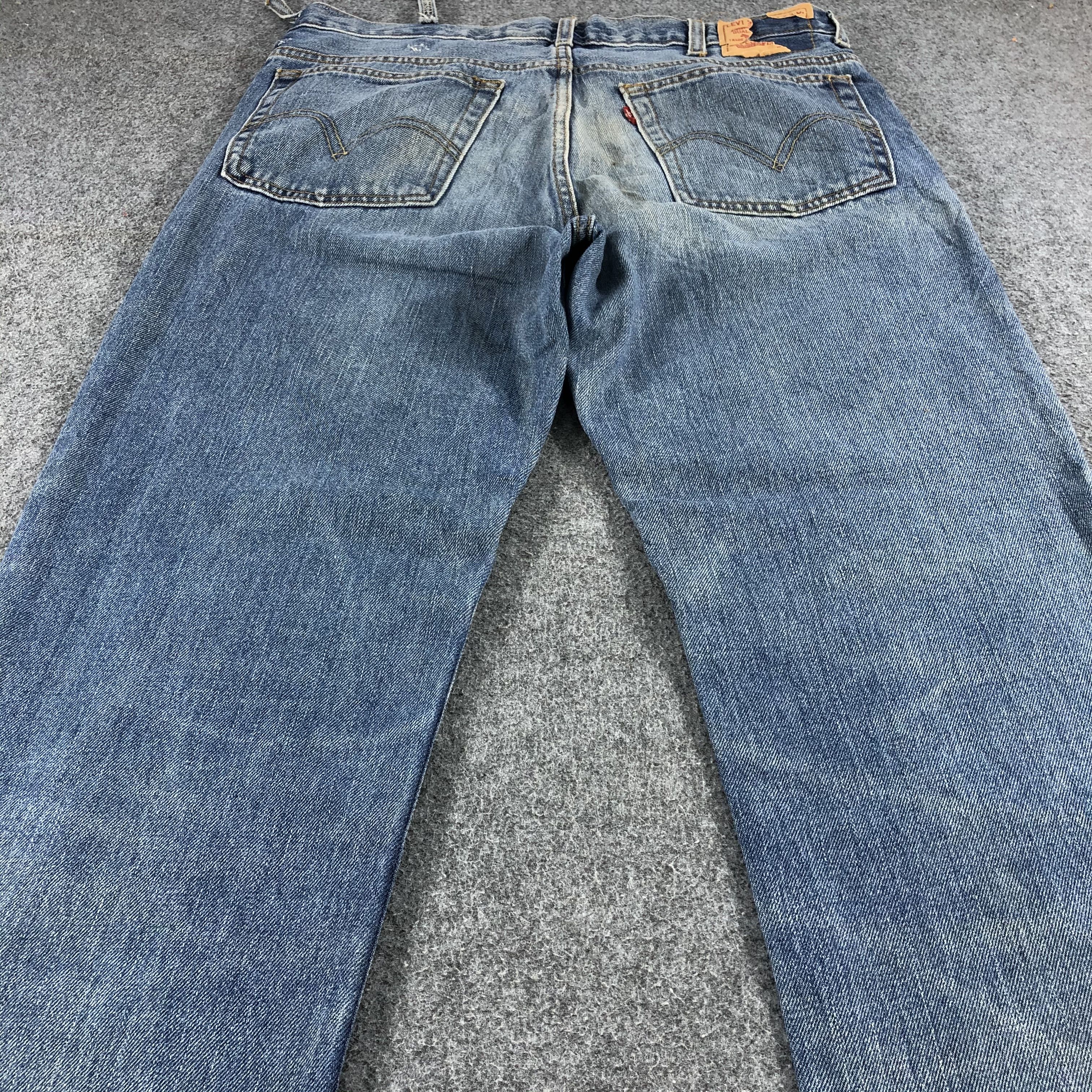 Levi's Vintage Blue Wash Levis 505 Jeans- J1378 Size US 36 / EU 52 - 4 Thumbnail