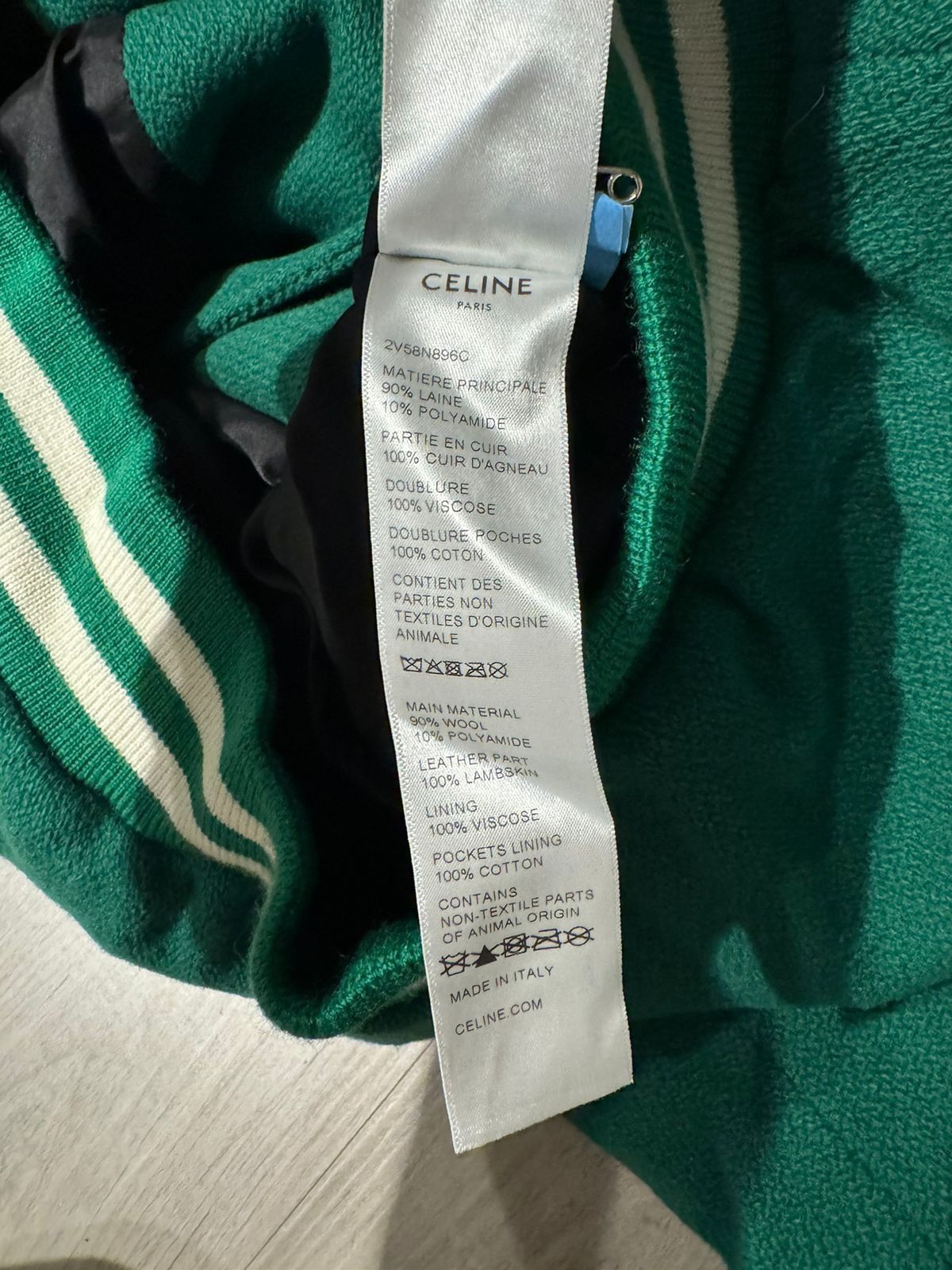 Celine Celine Teddy Varsity Jacket Size US M / EU 48-50 / 2 - 9 Thumbnail