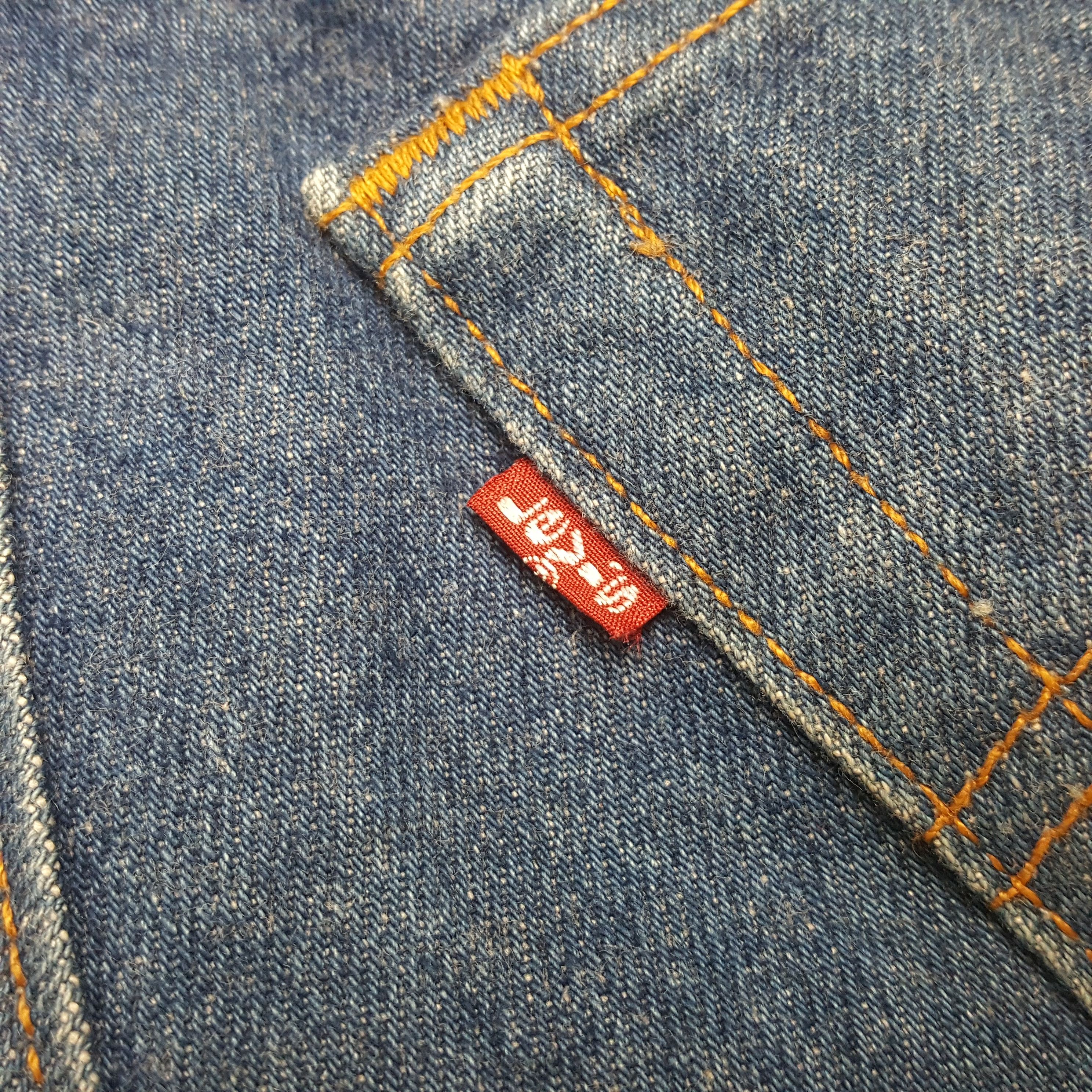 Levi's Vintage 90's Levi's 501 Sun Faded Distressed Jeans RR17 Size US 30 / EU 46 - 14 Thumbnail