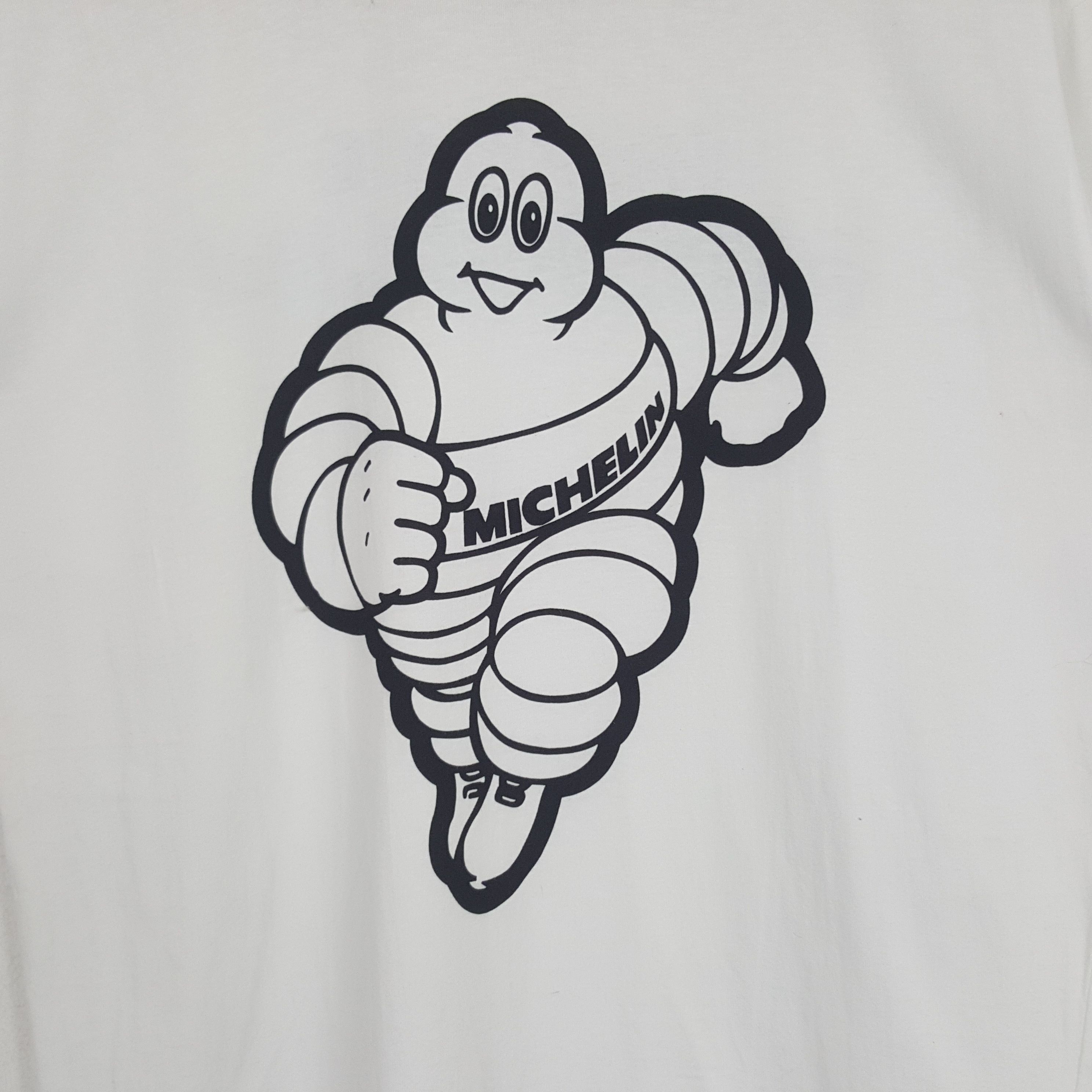 Japanese Brand × Vintage Vintage The Tire Michelin American Motorsports Parts Tshirt Size US L / EU 52-54 / 3 - 4 Thumbnail