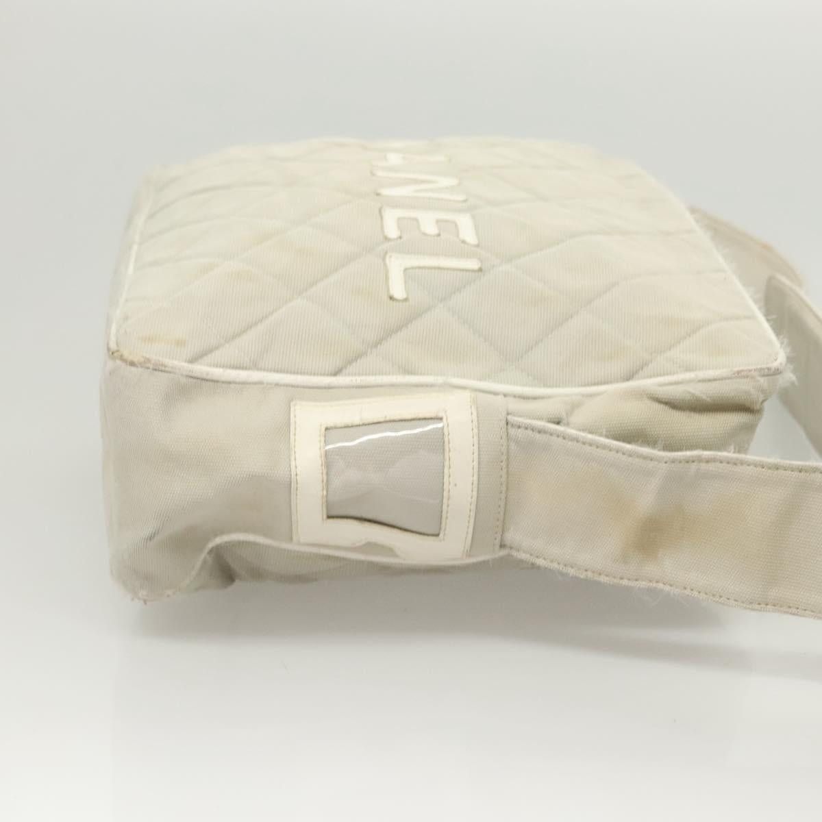 Chanel CHANEL Shoulder Bag Canvas Gray Silver CC Size ONE SIZE - 3 Thumbnail