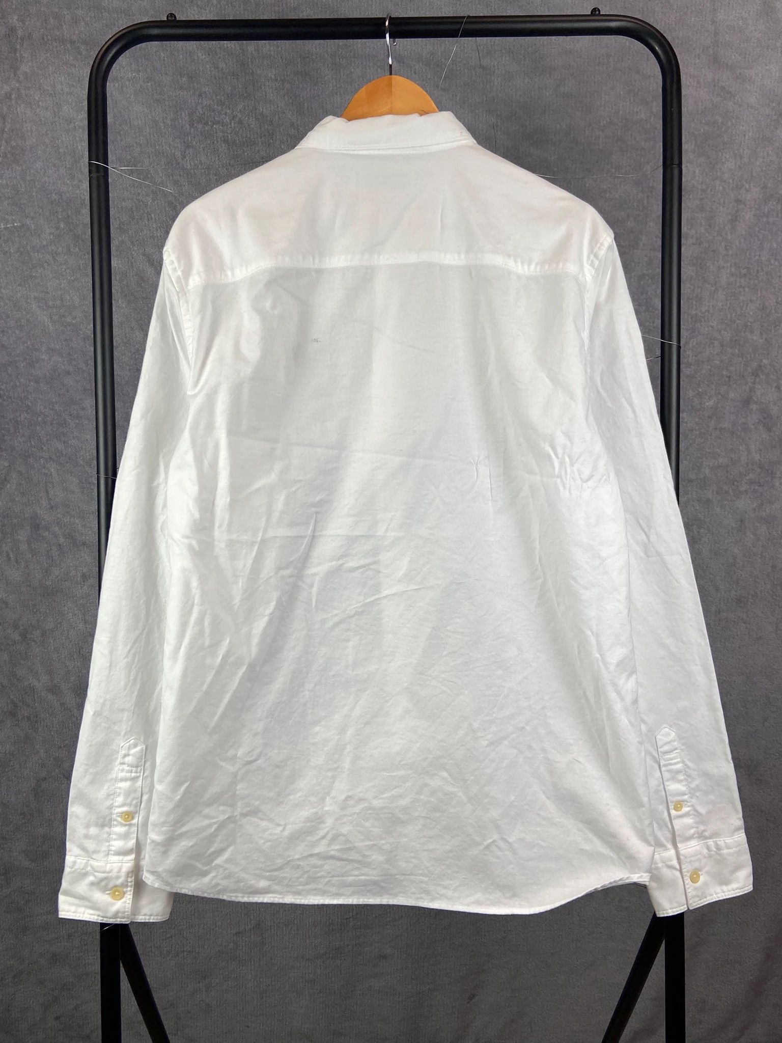 Allsaints AllSaints white oxford cotton shirt classic vintage Size US L / EU 52-54 / 3 - 5 Thumbnail