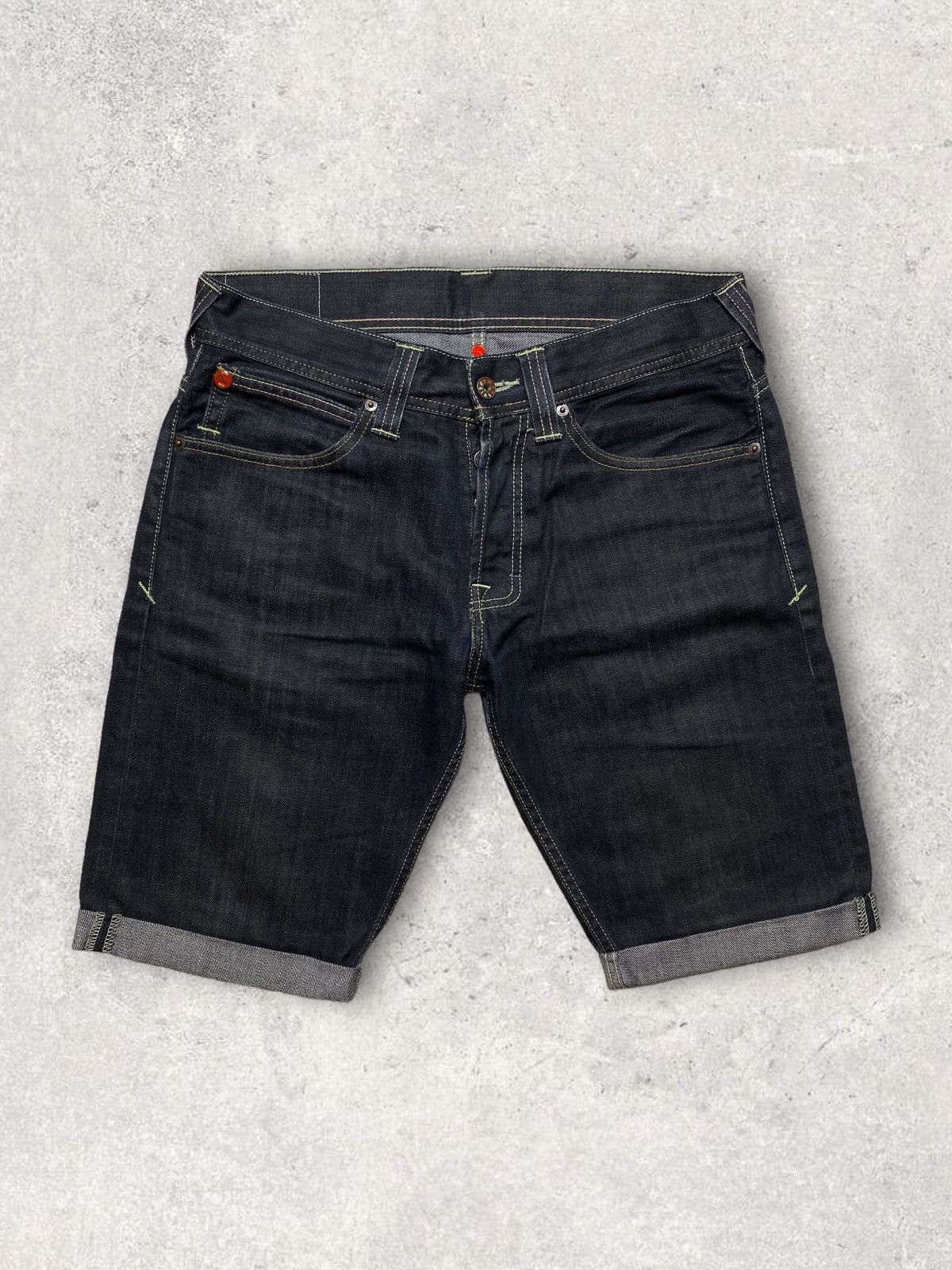 Evisu Evisu shorts drip drill skate streetwear vintage y2k puma Size US 34 / EU 50 - 2 Thumbnail