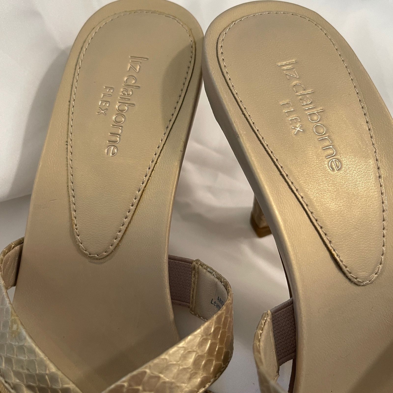 Liz Claiborne Liz Claiborne Flex ANDROS New Platinum Copperhead Size 8.5M Size US 8.5 / IT 38.5 - 6 Thumbnail