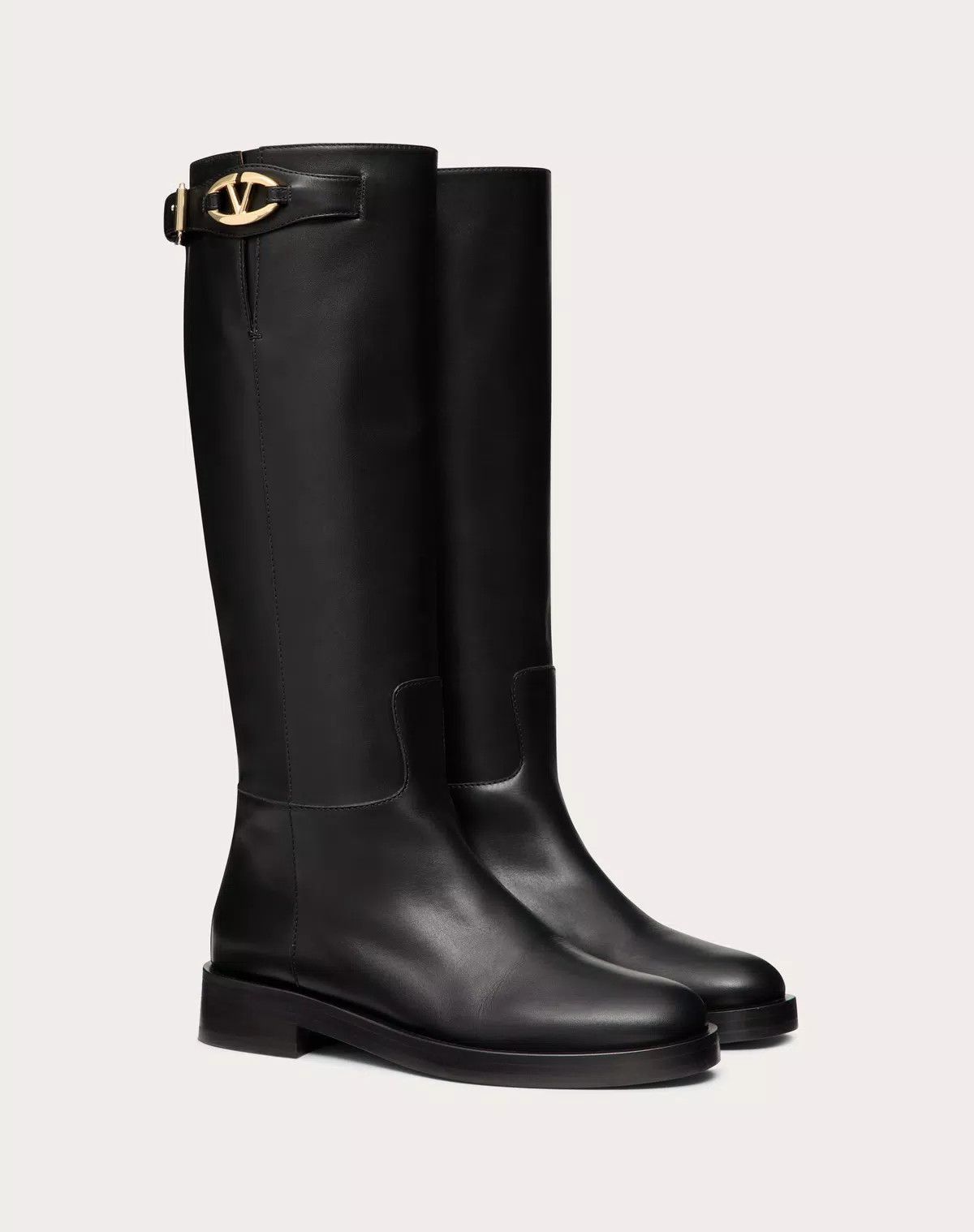 Valentino o1s1wg110625 Vlogo The Bold Edition Boot in Black Size US 10.5 / IT 40.5 - 2 Thumbnail
