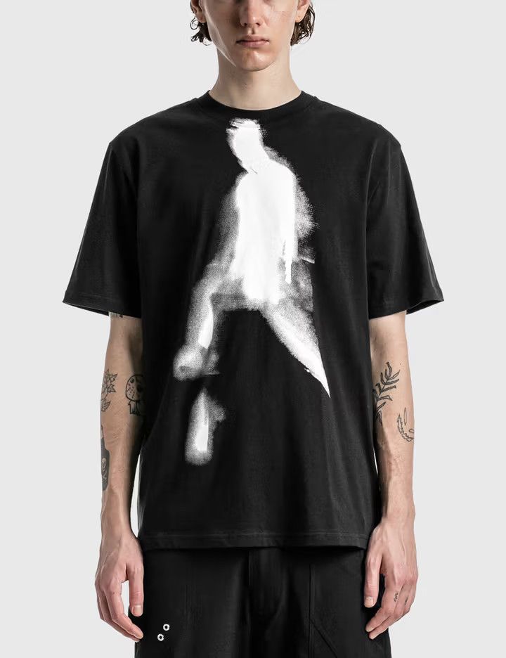 Heliot Emil o1mle0125 Warped T-Shirt in Black Size US L / EU 52-54 / 3 - 3 Thumbnail
