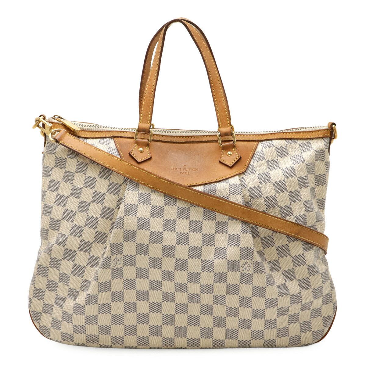 Louis Vuitton Louis Vuitton Louis Vuitton Siracusa Damier Azur 2way bag Canvas Shoulder Bag N41111 Size ONE SIZE - 1 Thumbnail