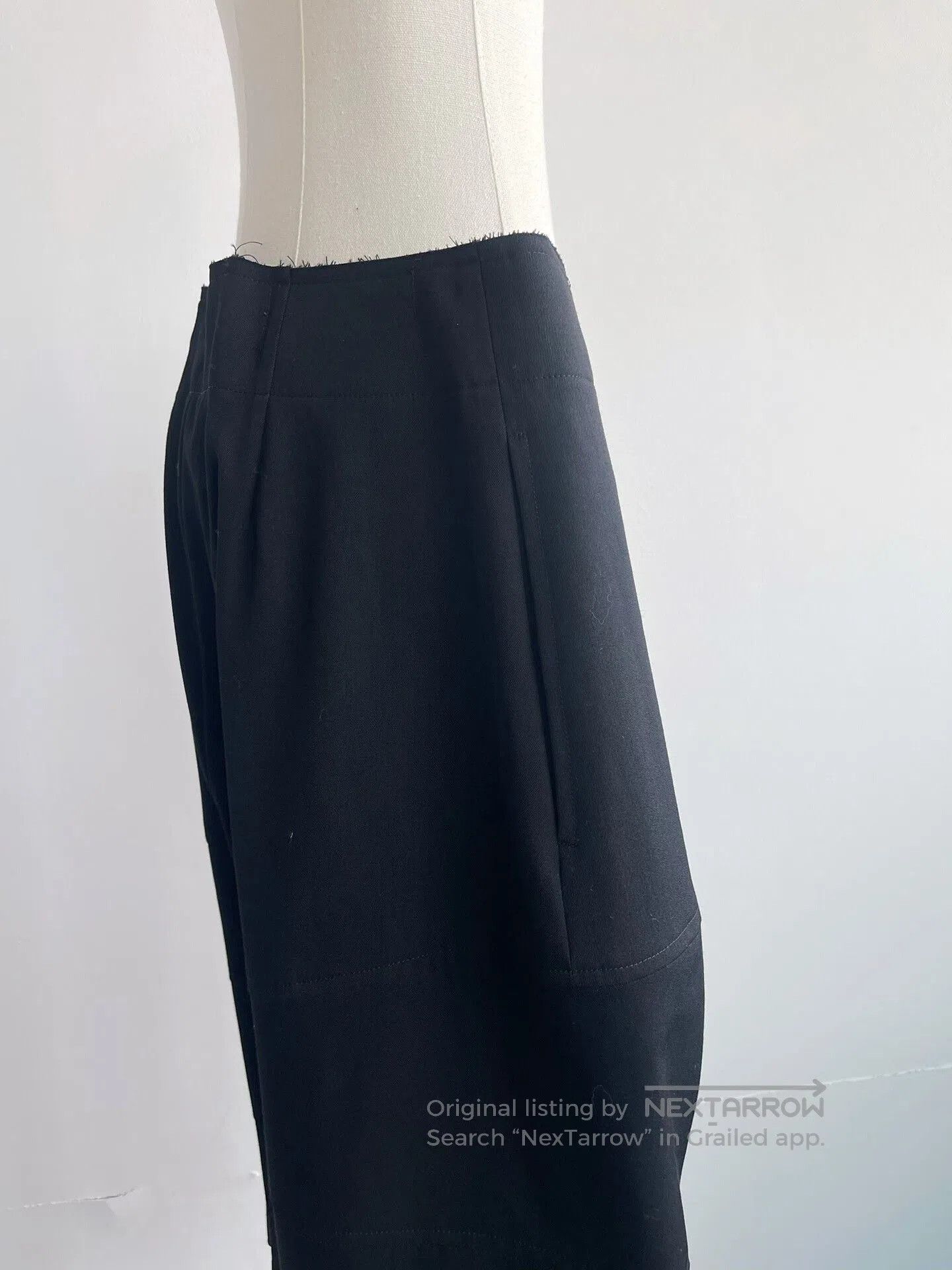 CDG by Comme des Garcons CDG Tailored Black Culotte Pants. Size 28" / US 6 / IT 42 - 7 Thumbnail