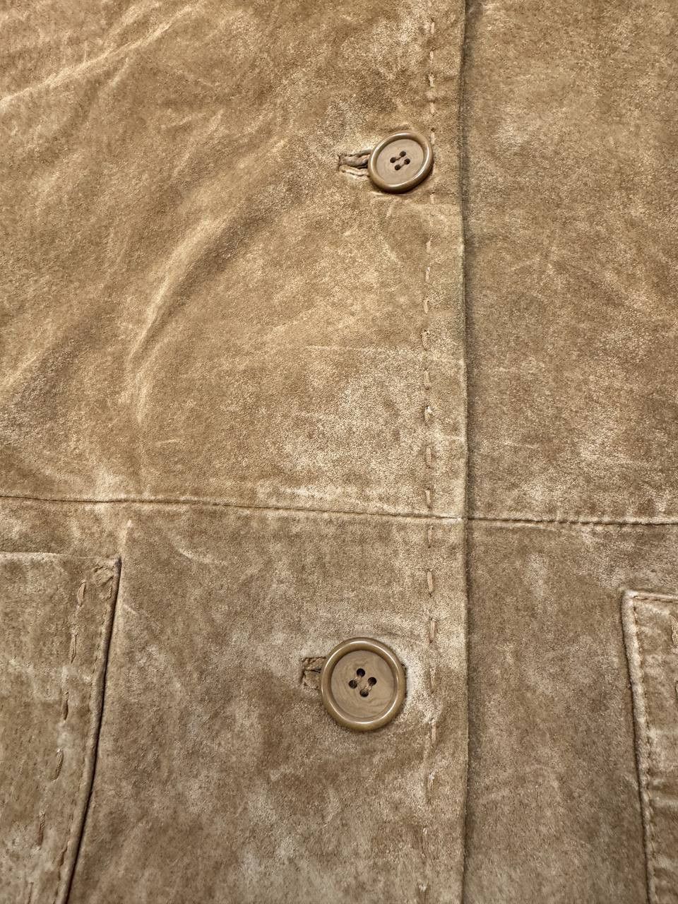 Vera Pelle Vintage Italian Suede Leather Coat by Tentazioni di Pelle Size US M / EU 48-50 / 2 - 5 Thumbnail