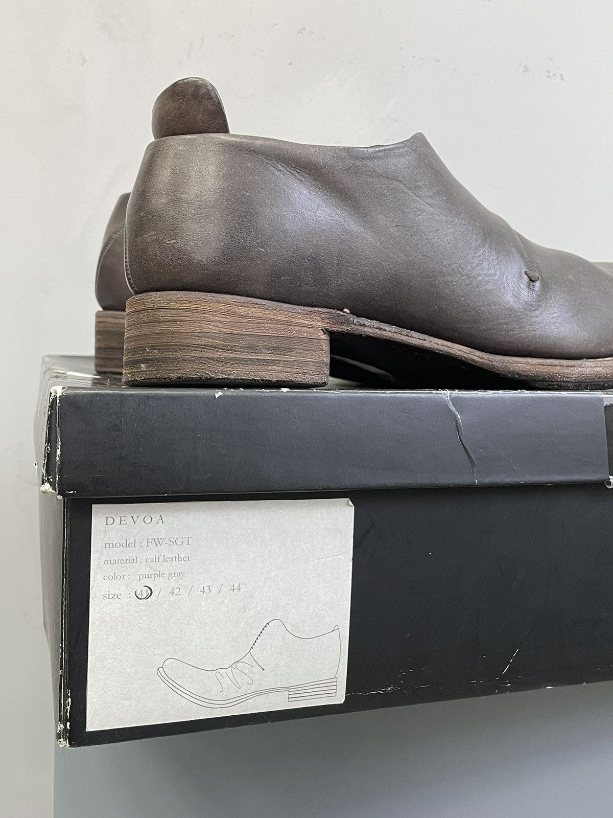 Devoa Devoa brown leather shoes avantgarde artisanal style Size US 8 / EU 41 - 14 Thumbnail