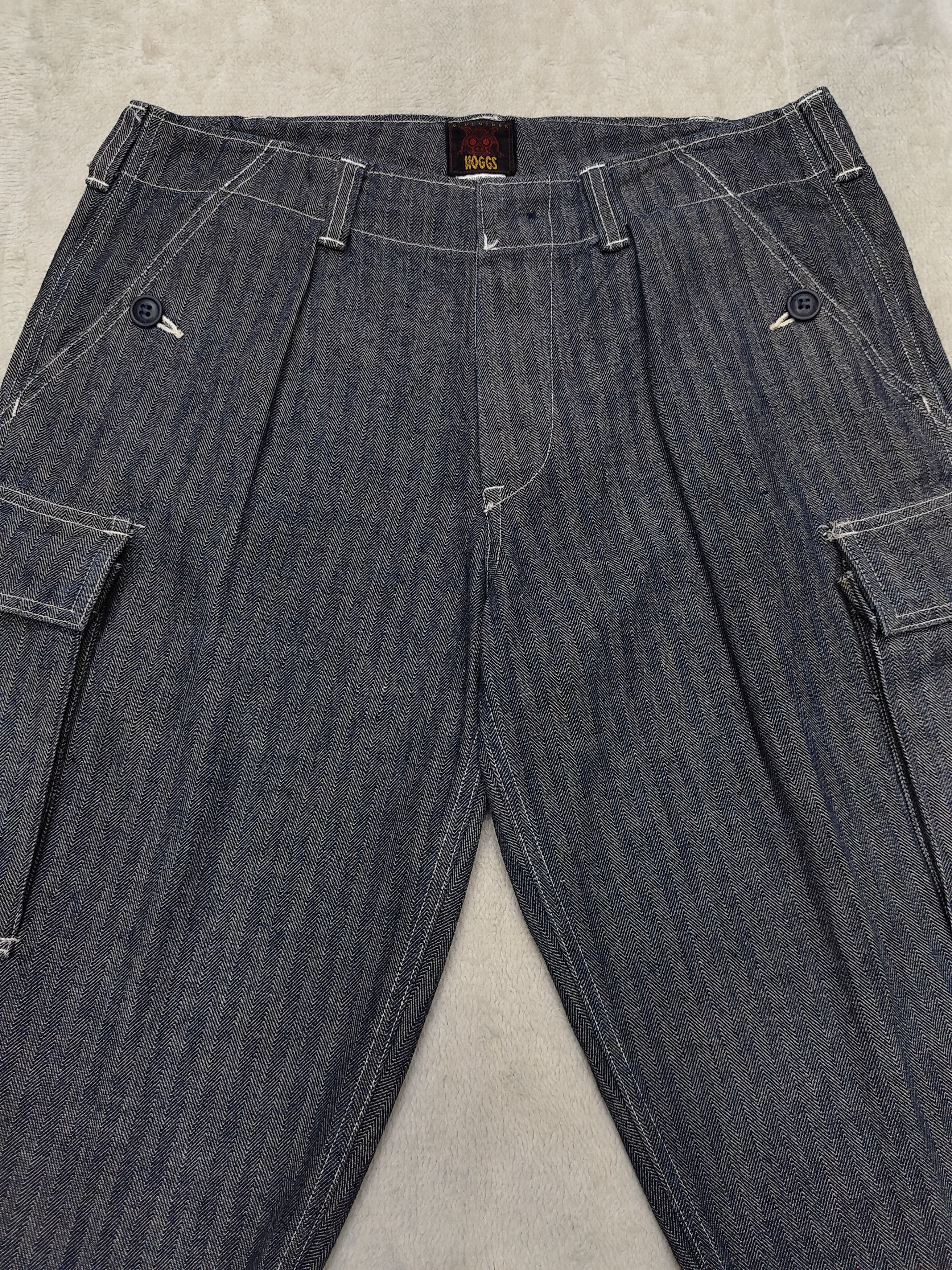 Japanese Brand × Nepenthes 🇯🇵Nepenthes🇯🇵 Hoggs Herringbone Cargo Pants Size US 32 / EU 48 - 2 Thumbnail