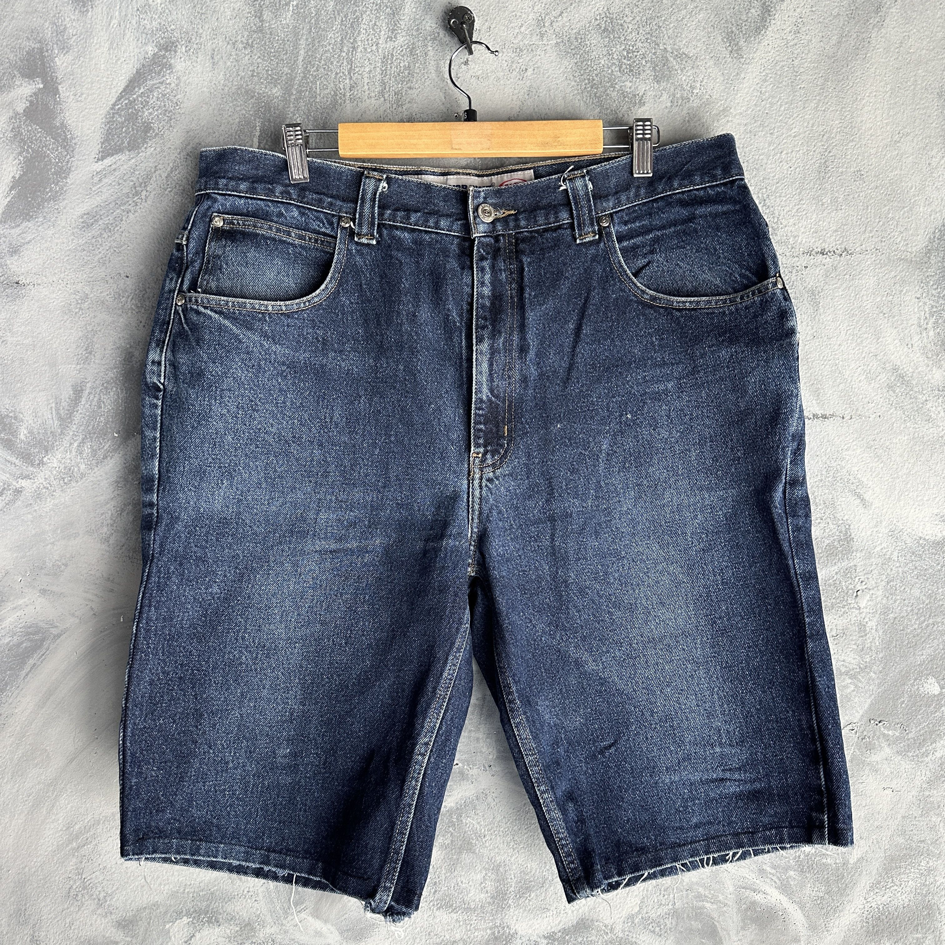 Anchor Blue Vtg Anchor Blue Shorts Denim Baggy Relaxed Long Y2K Casual Size US 36 / EU 52 - 2 Thumbnail