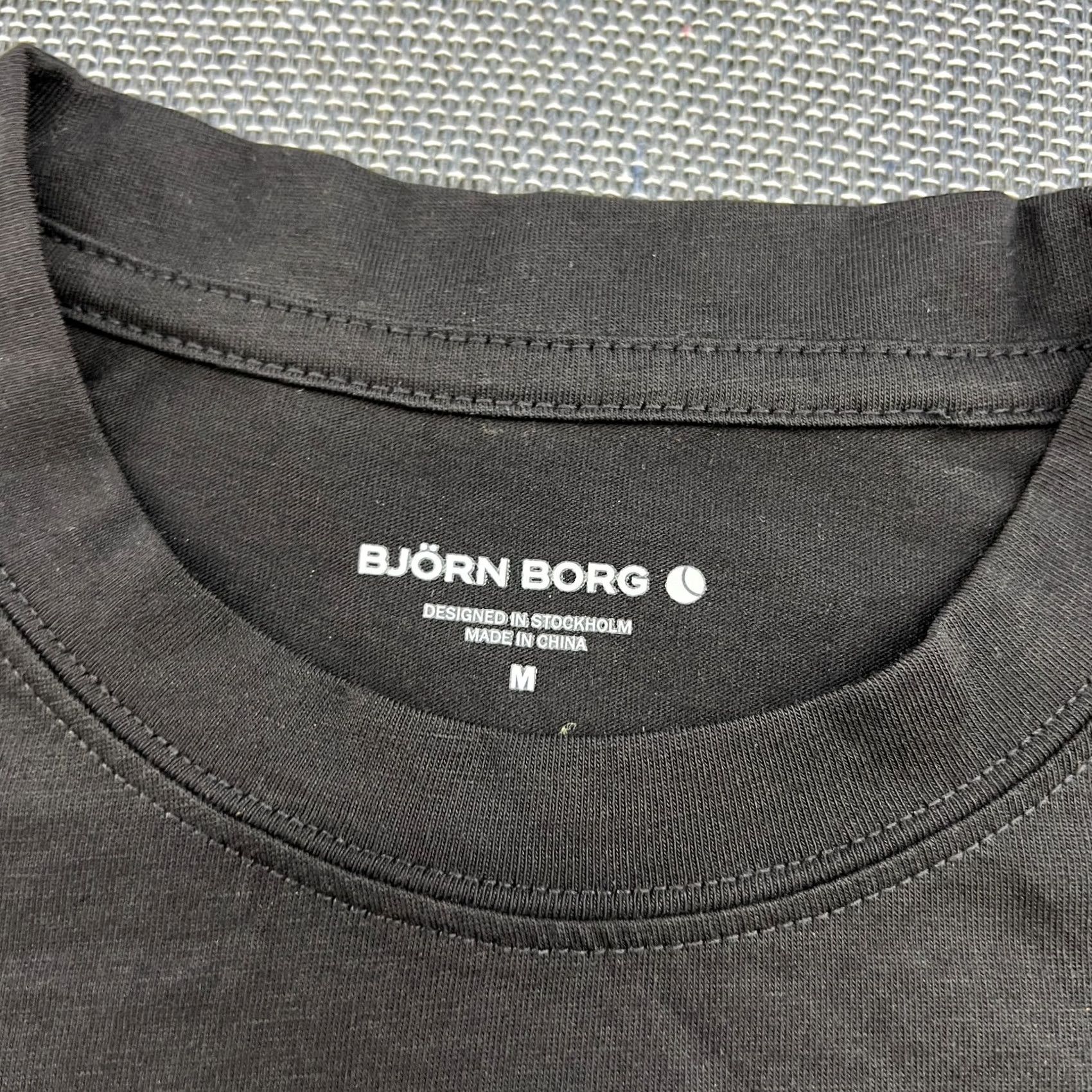 Vintage Bjorn Borg X Barrys Mens Shirt Medium Black Short Sleeve Tee Barry's T-Shirt Mens Shirt Different Version Size US M / EU 48-50 / 2 - 6 Thumbnail