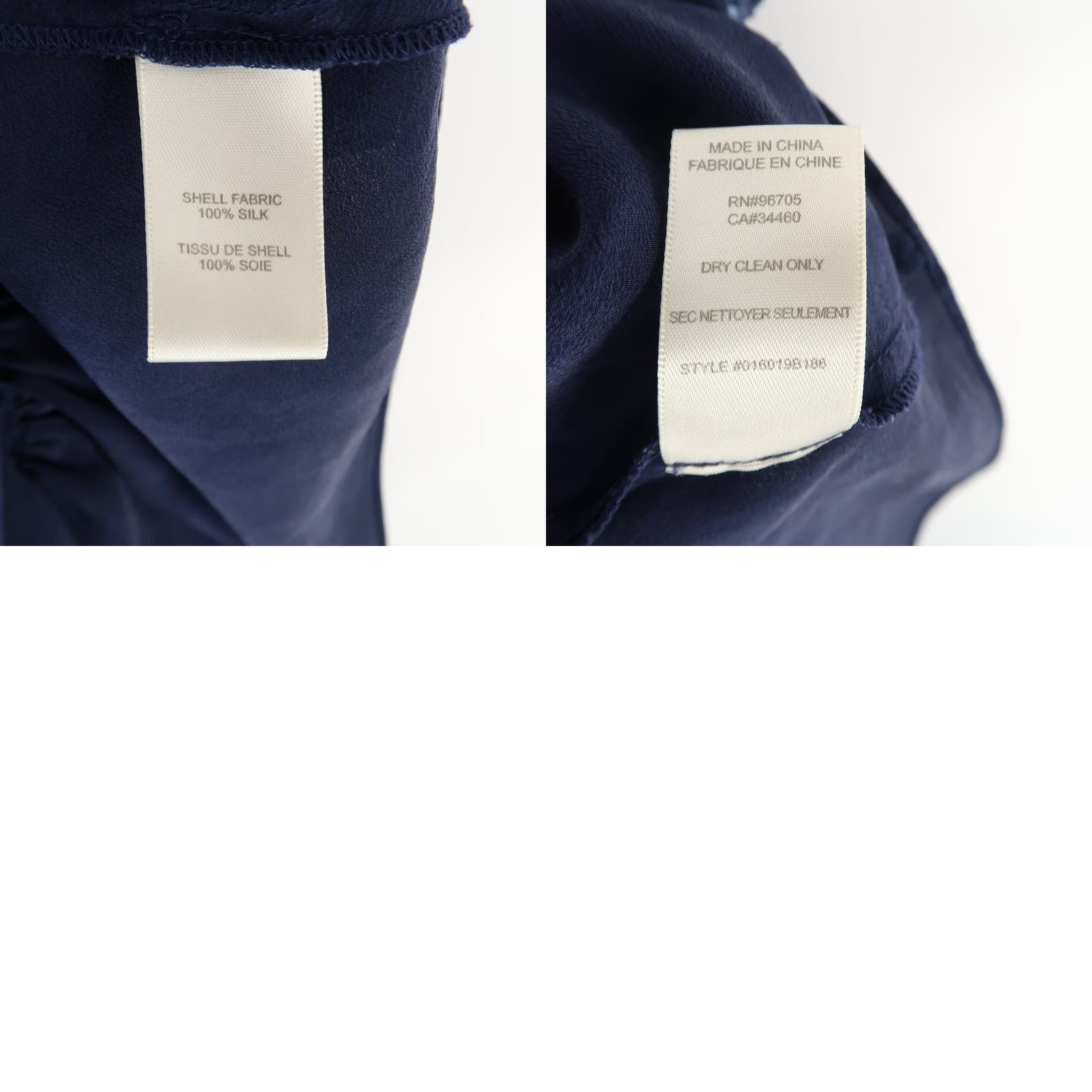 Rebecca Taylor Rebecca Taylor Silk Sleeveless Top Womens 2 Blue Embroidered Peplum Raw Edges Blouse V-Neck Tie Neck Bohemian Lightweight Tunic Size XS / US 0-2 / IT 36-38 - 8 Thumbnail