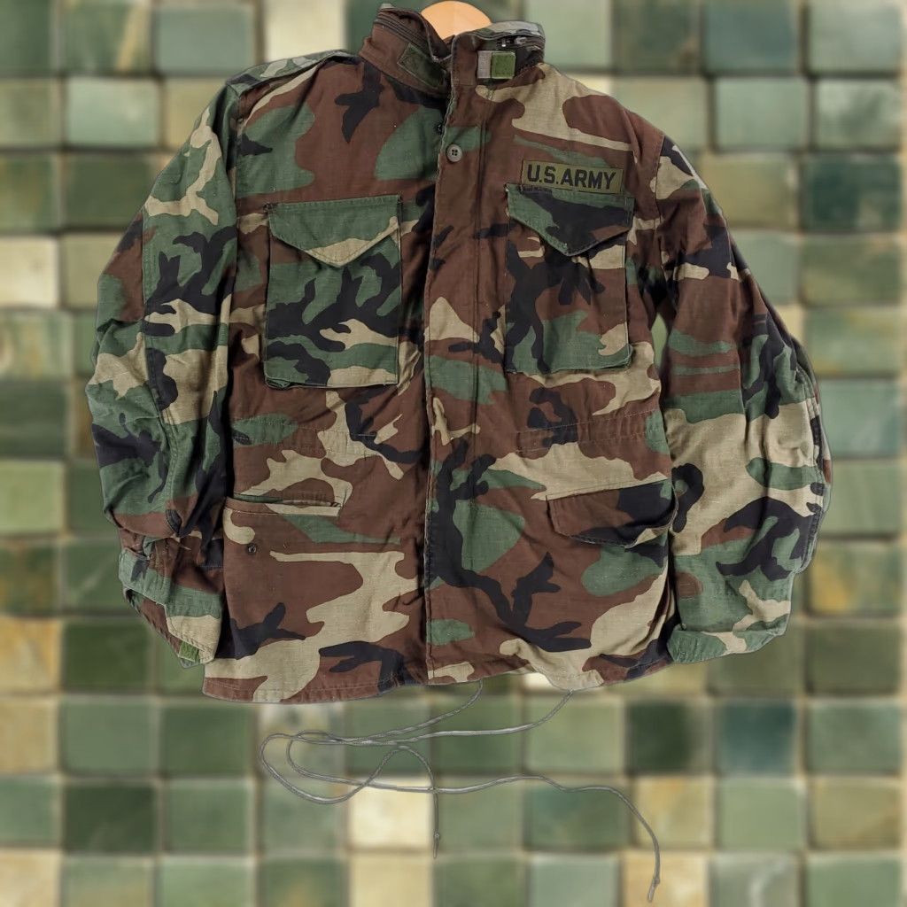 Alpha Industries M65 Alpha Industries Jacket Woodland Camo Full Zip Mens S Reg Military Jacket Regular Color Multicolor Mens Size S Size US S / EU 44-46 / 1 - 1 Thumbnail