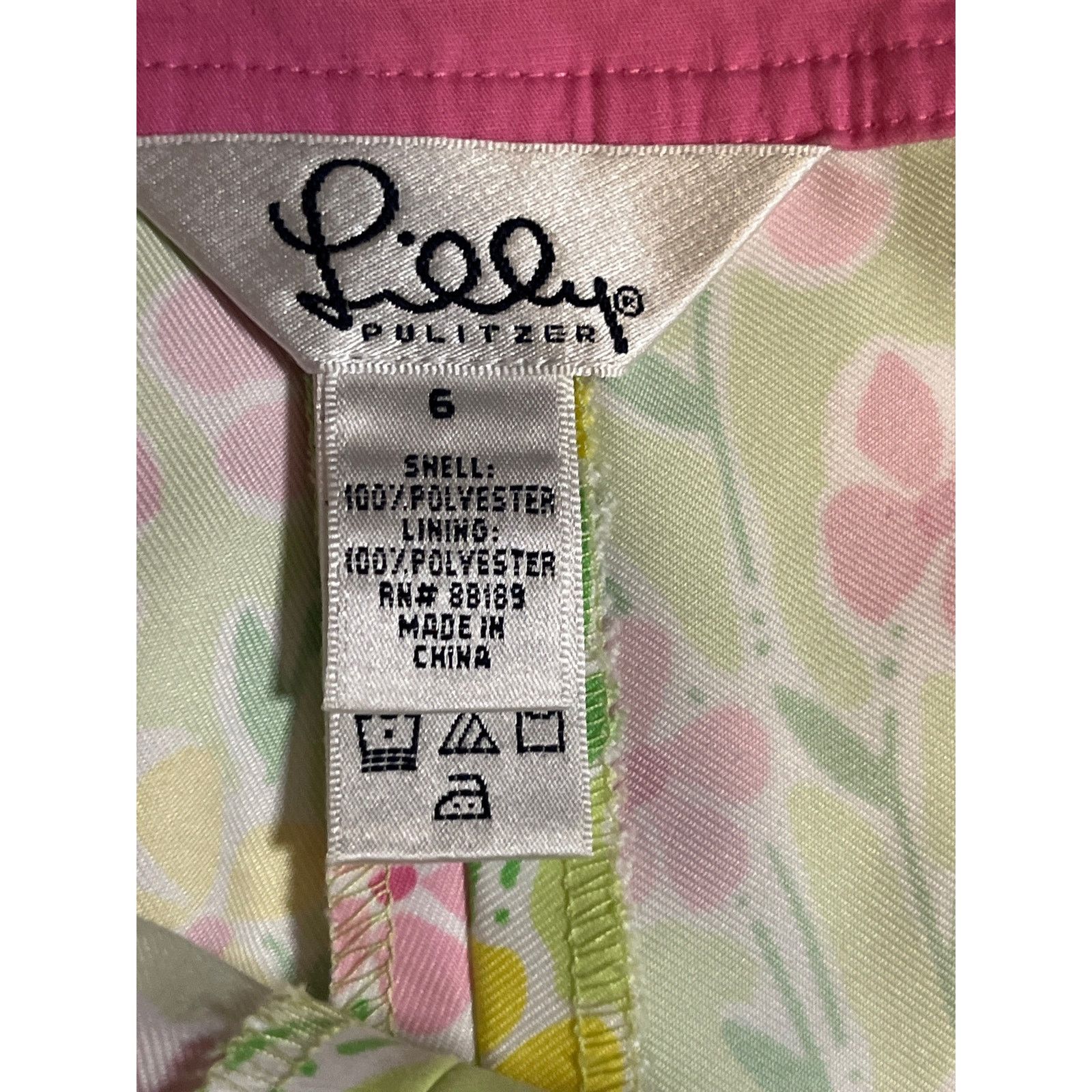 Lilly Pulitzer Lilly Pulitzer Eagle Skort “Palm Green Speck Print” size 6 Size 28" / US 6 / IT 42 - 9 Thumbnail
