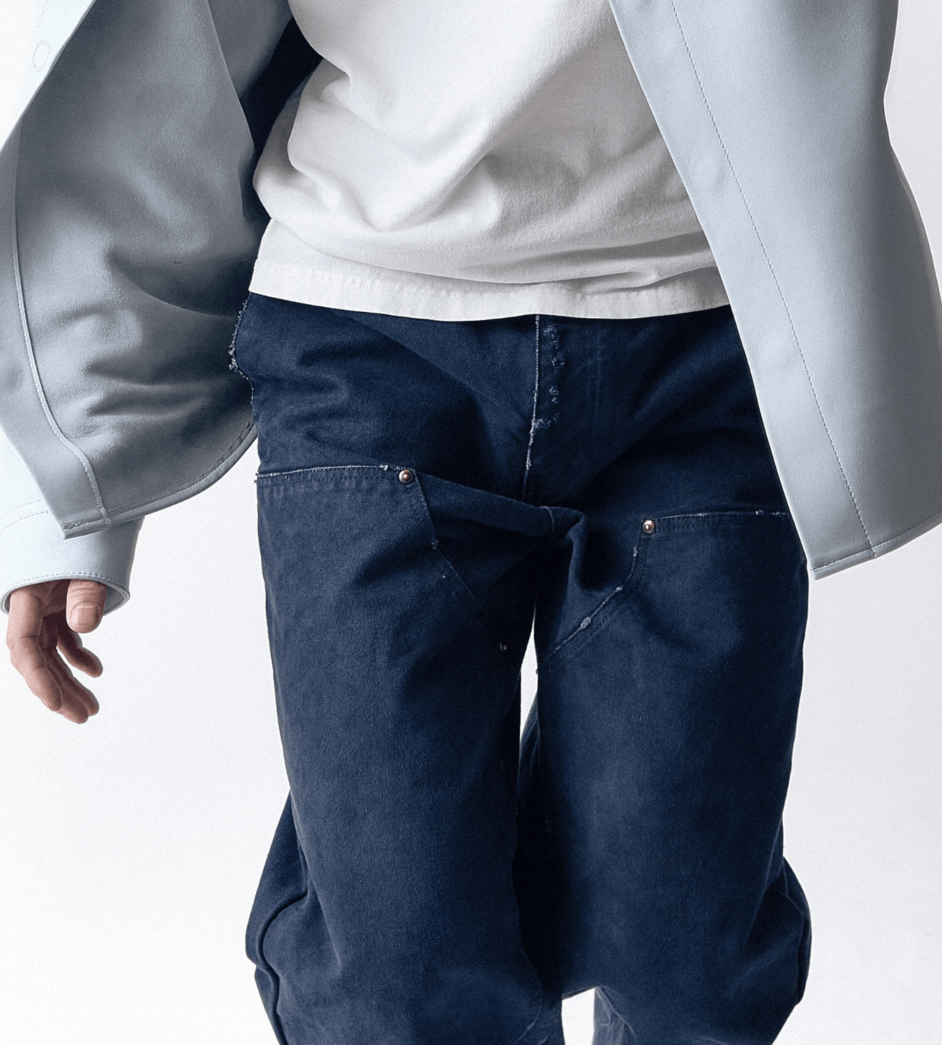 Vuja De ANDO HEAVY DOUBLE-KNEE PANTS IN CANVAS Size US 32 / EU 48 - 4 Thumbnail