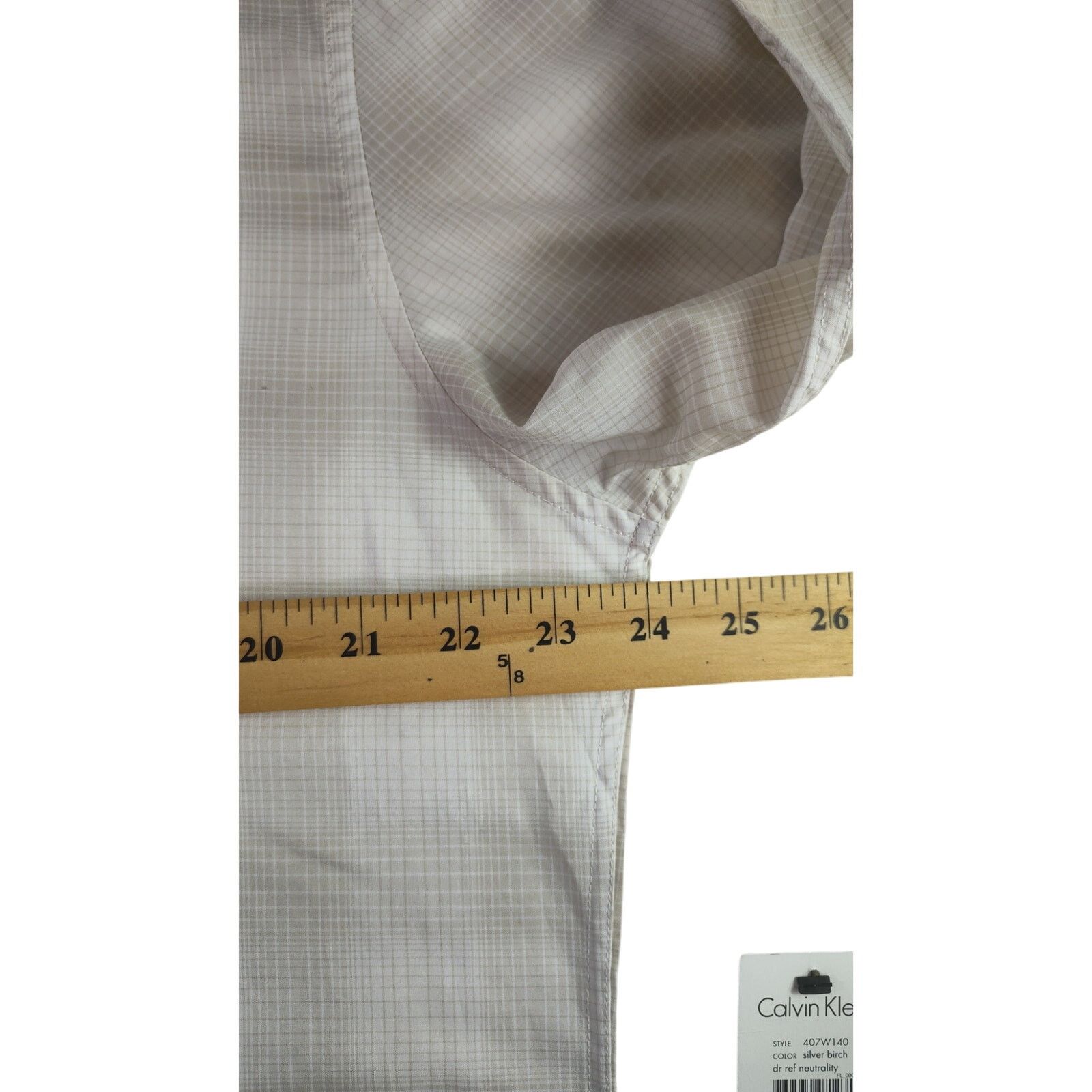Calvin Klein Calvin Klein Slim Fit Button Up Shirt NWT Silver Birch XL Size US XL / EU 56 / 4 - 4 Thumbnail