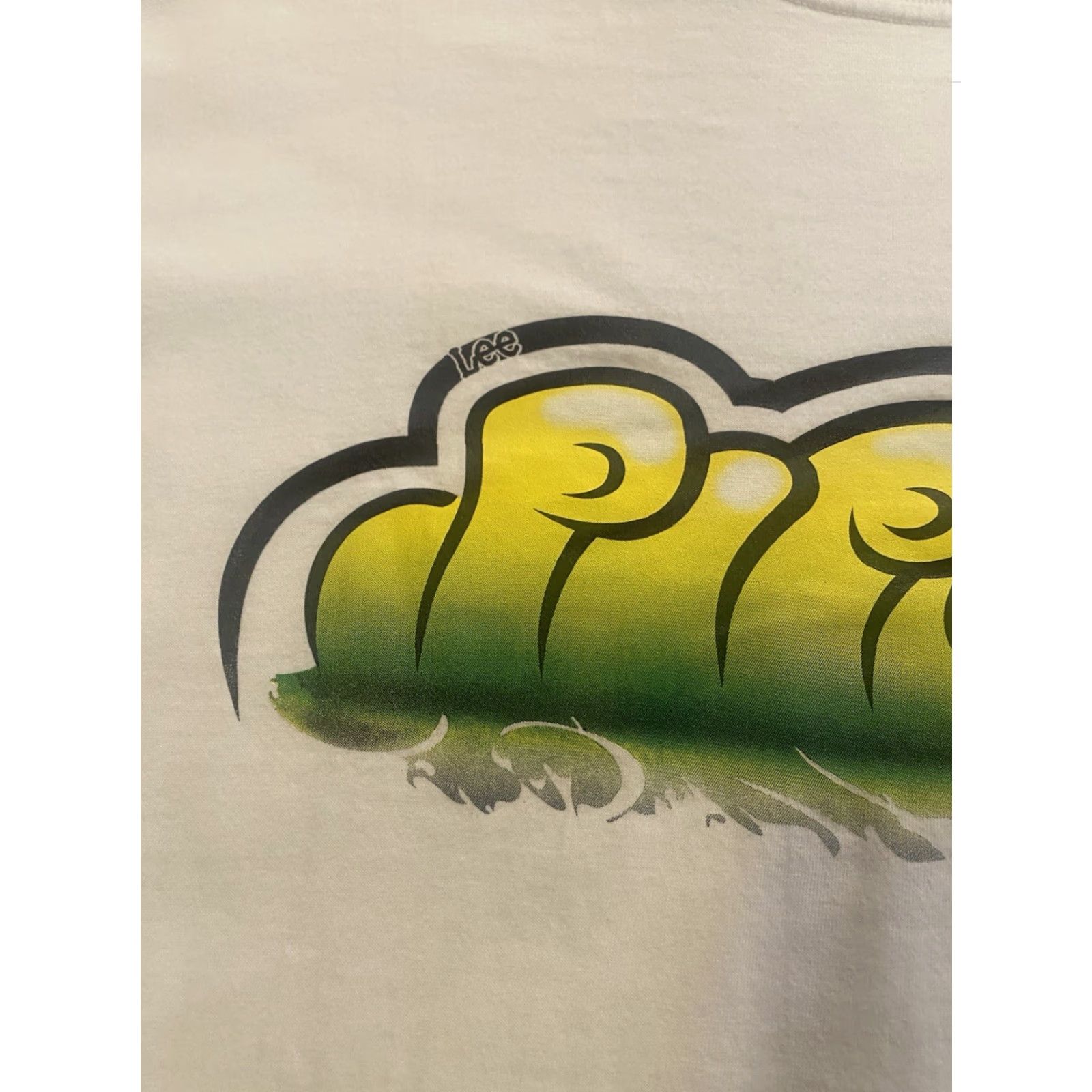 Lee VINTAGE Lee Pipes Graffiti Spell Out Double-Sided T Shirt 3XL White Men Short Sleeve Crew Neck Graphic Print 90s Grunge Hip Hop Shirts shirts Size US XXL / EU 58 / 5 - 6 Thumbnail