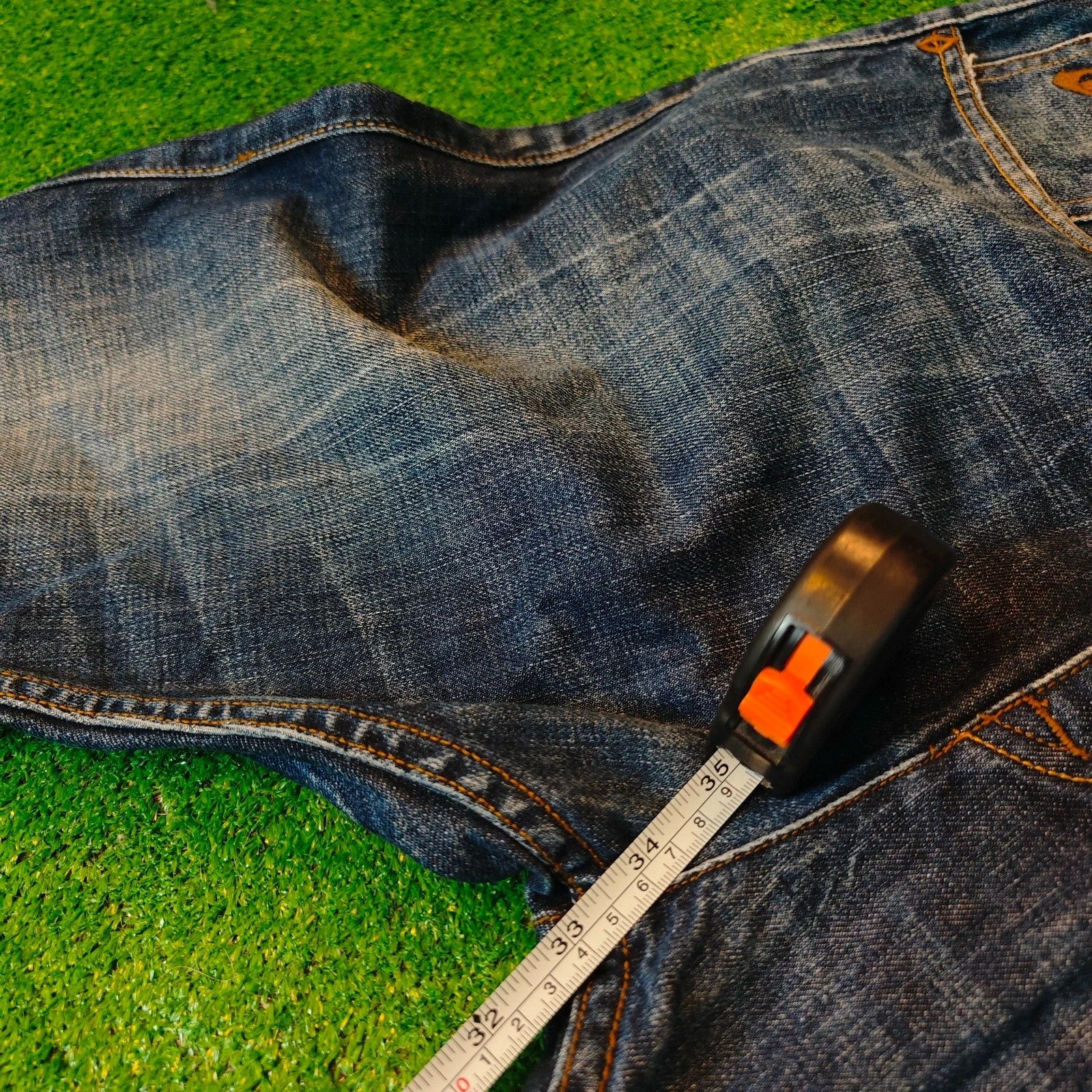 Quiksilver Vintage Quiksilver Jeans Mens 32 blue regular button fly y2k Size US 32 / EU 48 - 15 Thumbnail