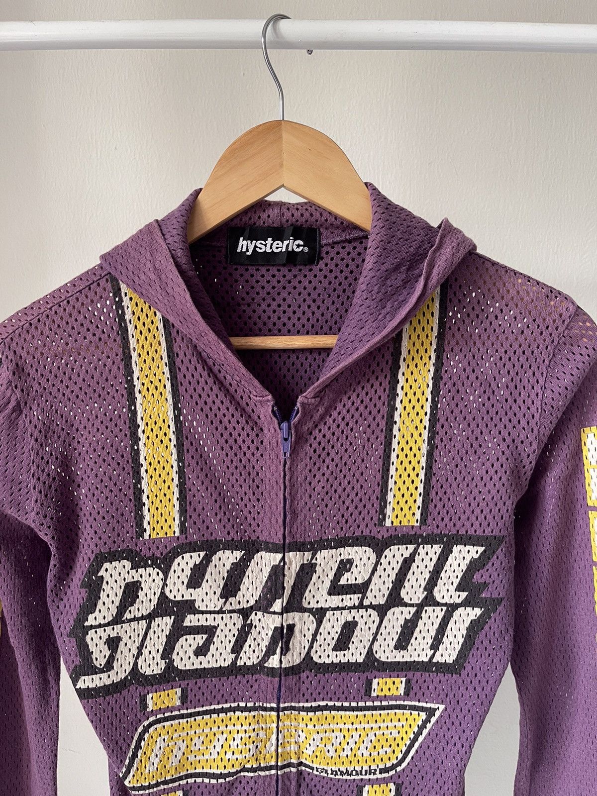 Hysteric Glamour 90s Hysteric Glamour Net zipper Hoodie Size US XS / EU 42 / 0 - 5 Thumbnail