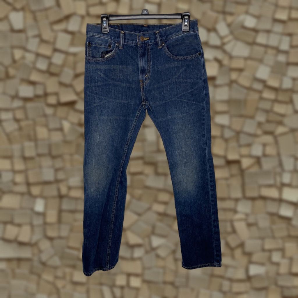 Levi's Levi’s 511 Men’s Slim Fit Jeans 30x30 Medium Blue Denim 5-Pocket Zip Button Logo Slim Mens Jeans Size US 30 / EU 46 - 1 Thumbnail