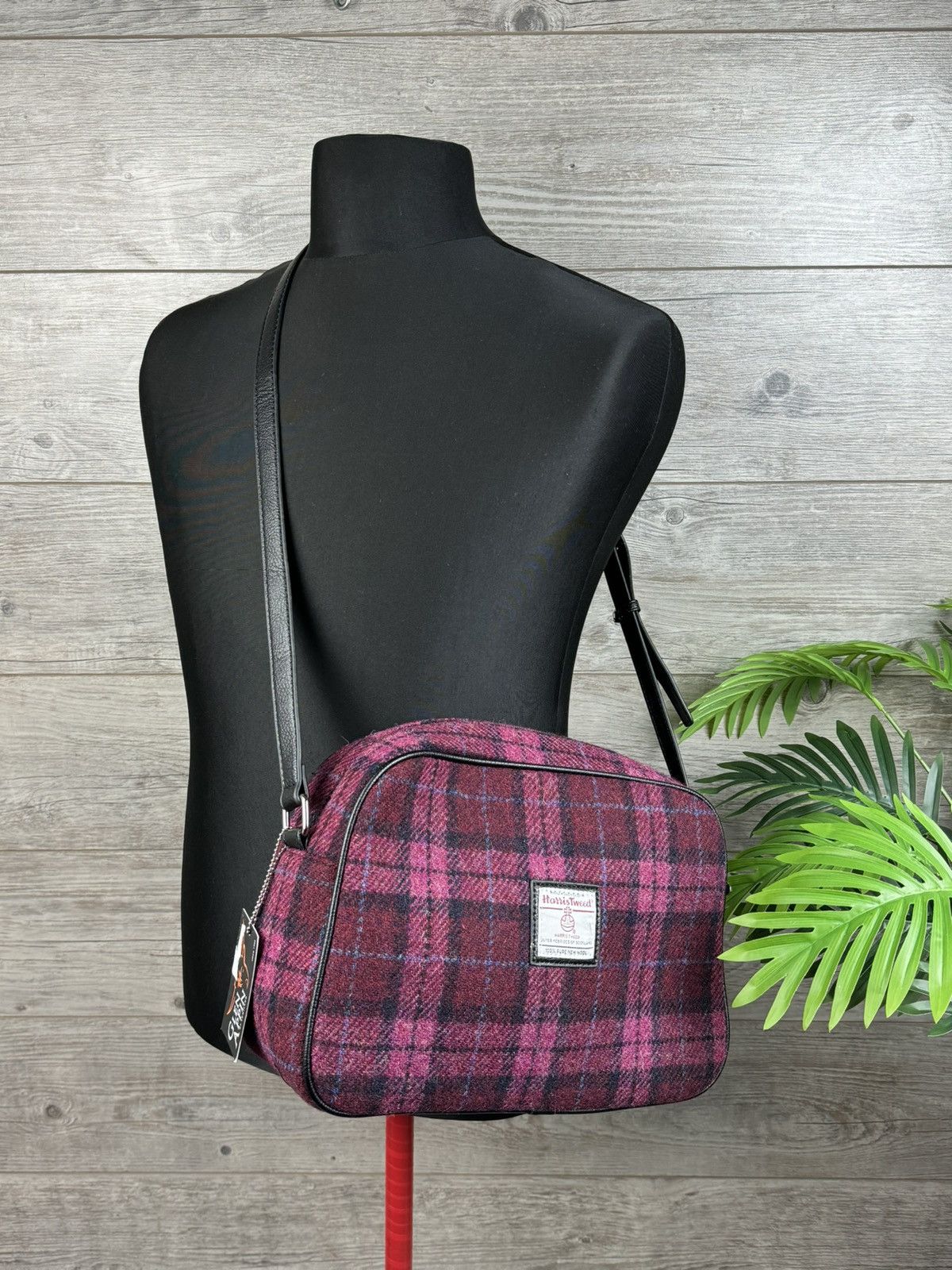 Designer × Harris Tweed Messenger over the shoulder Harris Tweed Glen Appin Size ONE SIZE - 1 Thumbnail