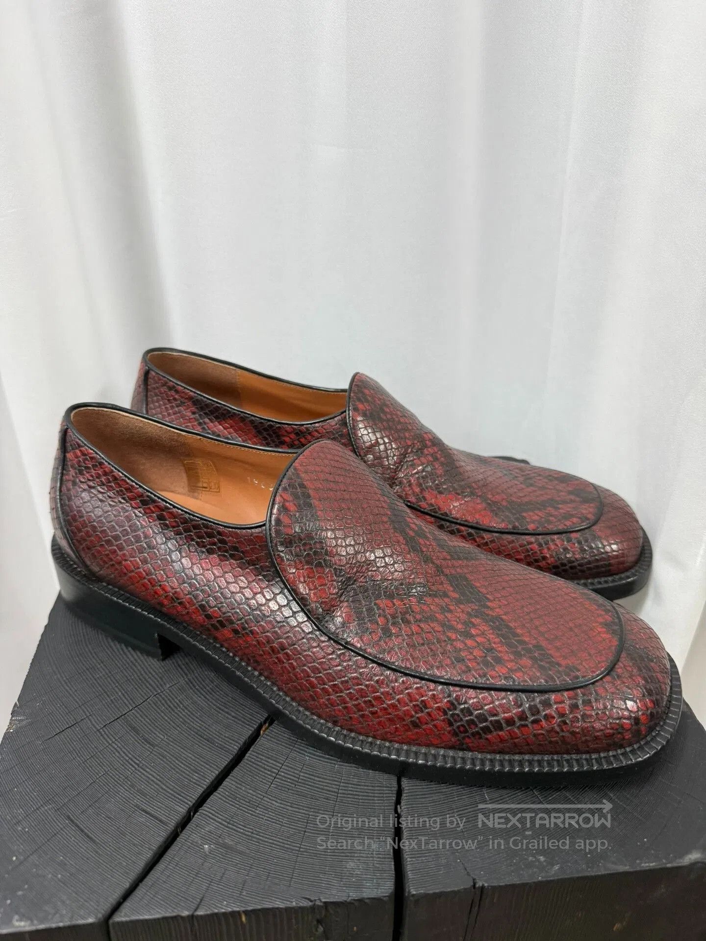 Dries Van Noten Dries Van Noten Snake Print Loafers. Size US 8 / EU 41 - 3 Thumbnail