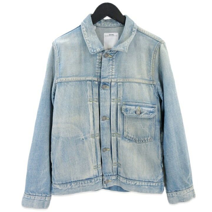 Visvim VISVIM 13SS 102 DISTRESSED DENIM JACKET Size US S / EU 44-46 / 1 - 1 Thumbnail
