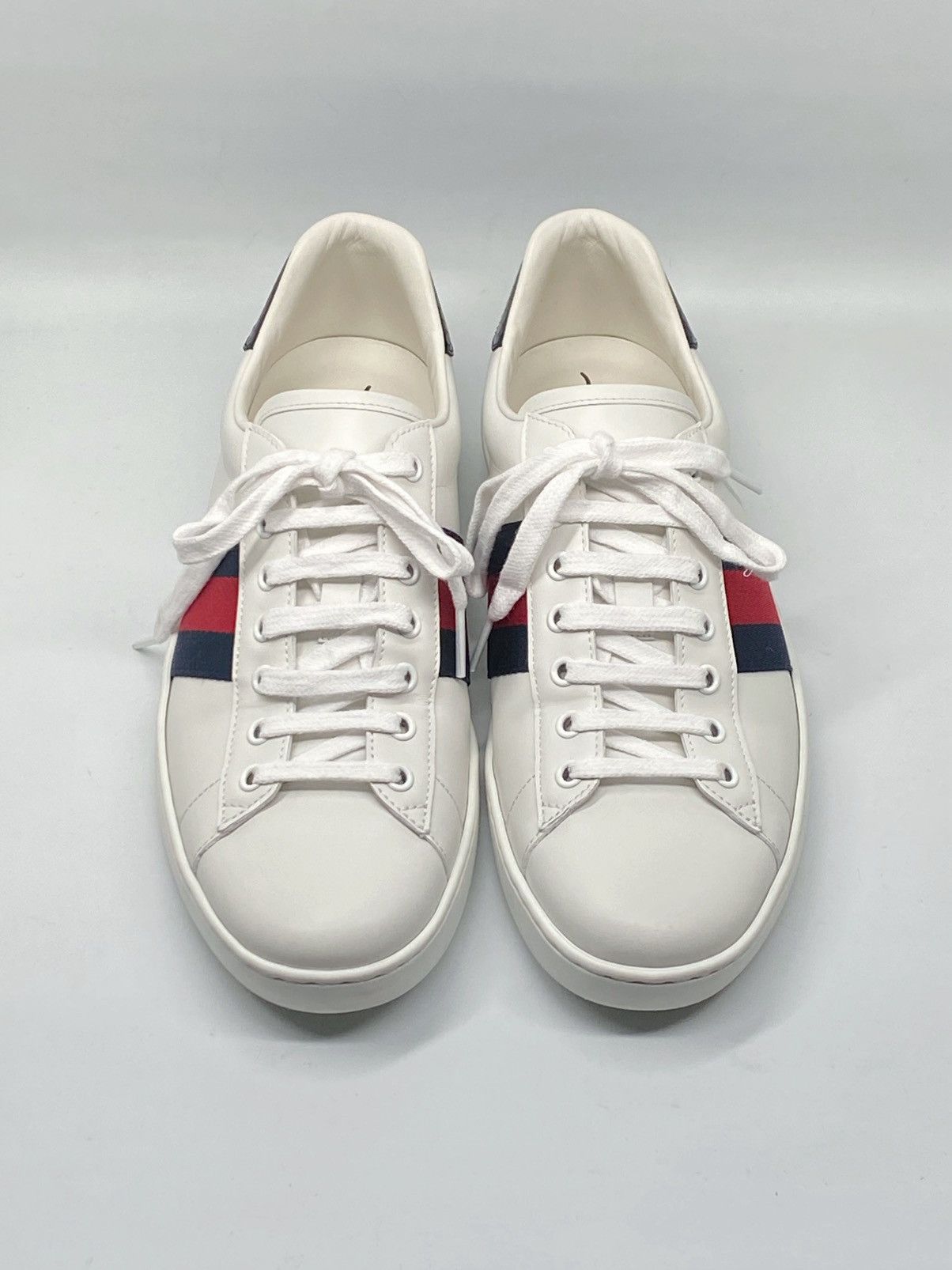 Gucci Gucci New Ace Leather Sneakers size 8.5/us size 9.5 Size US 9.5 / EU 42-43 - 2 Thumbnail