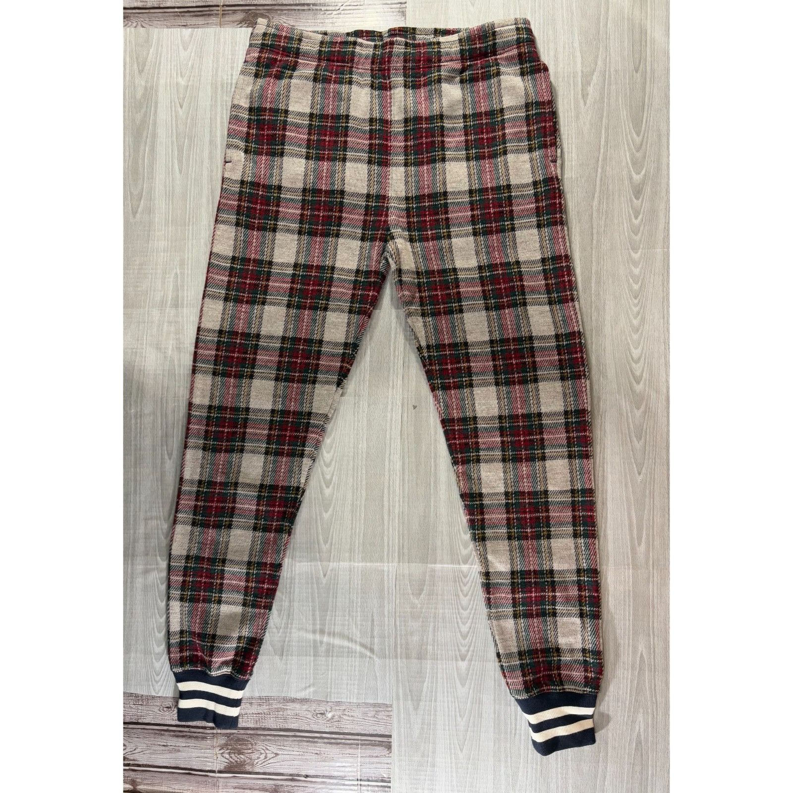 Todd Snyder NY x Chmapion Wool Blend tartan Jogger sweatpan