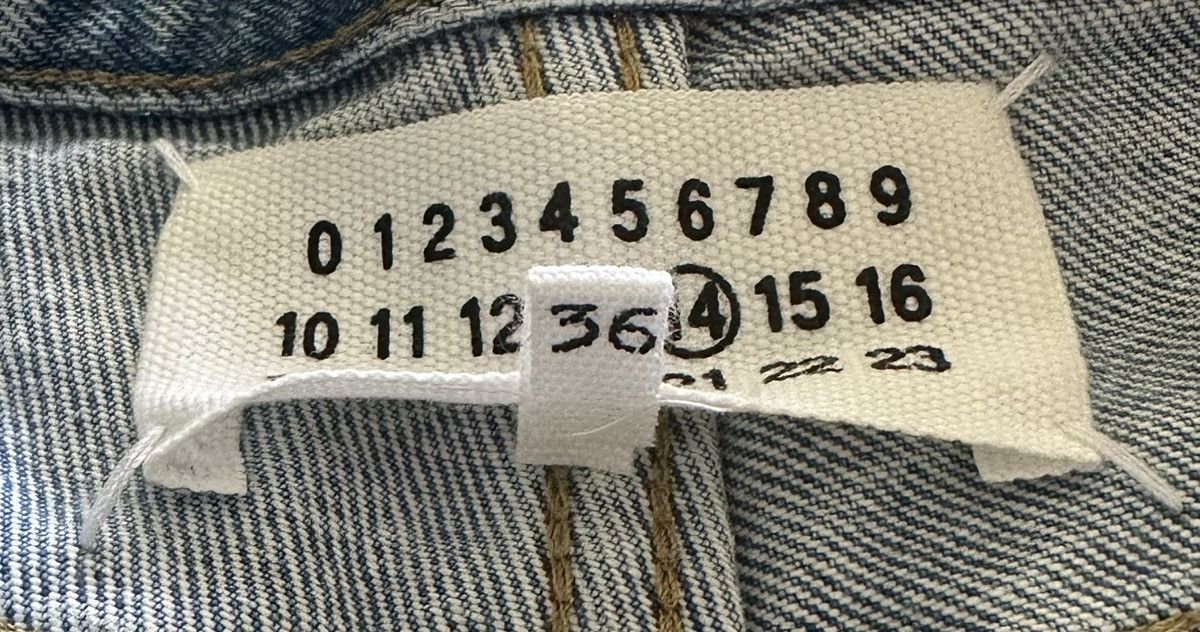 Maison Margiela Maison Margiela White Painted Jeans Size US 31 - 15 Thumbnail