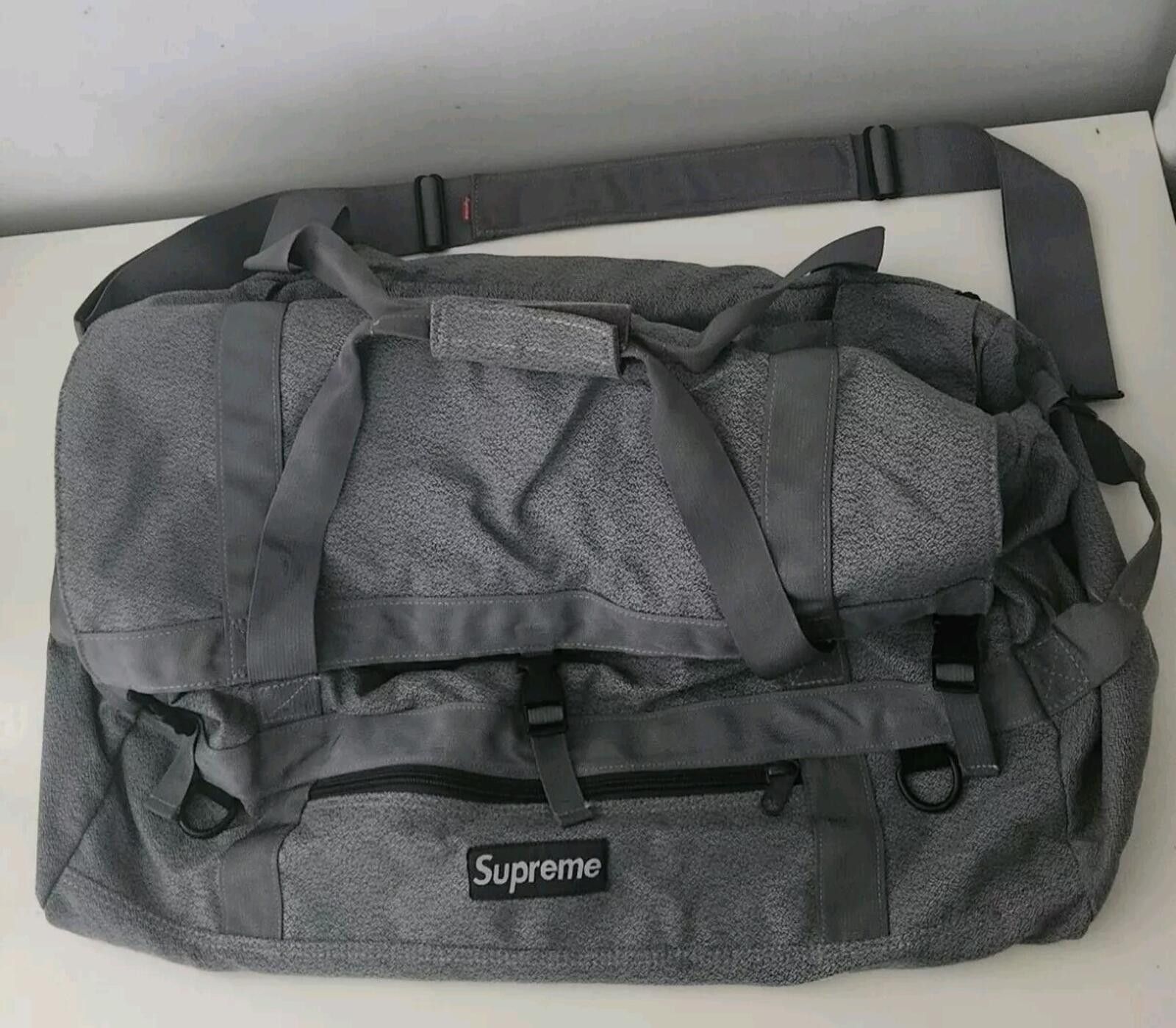 Supreme Supreme Scatterweave Backpack 2005 Black RARE OG Duffle