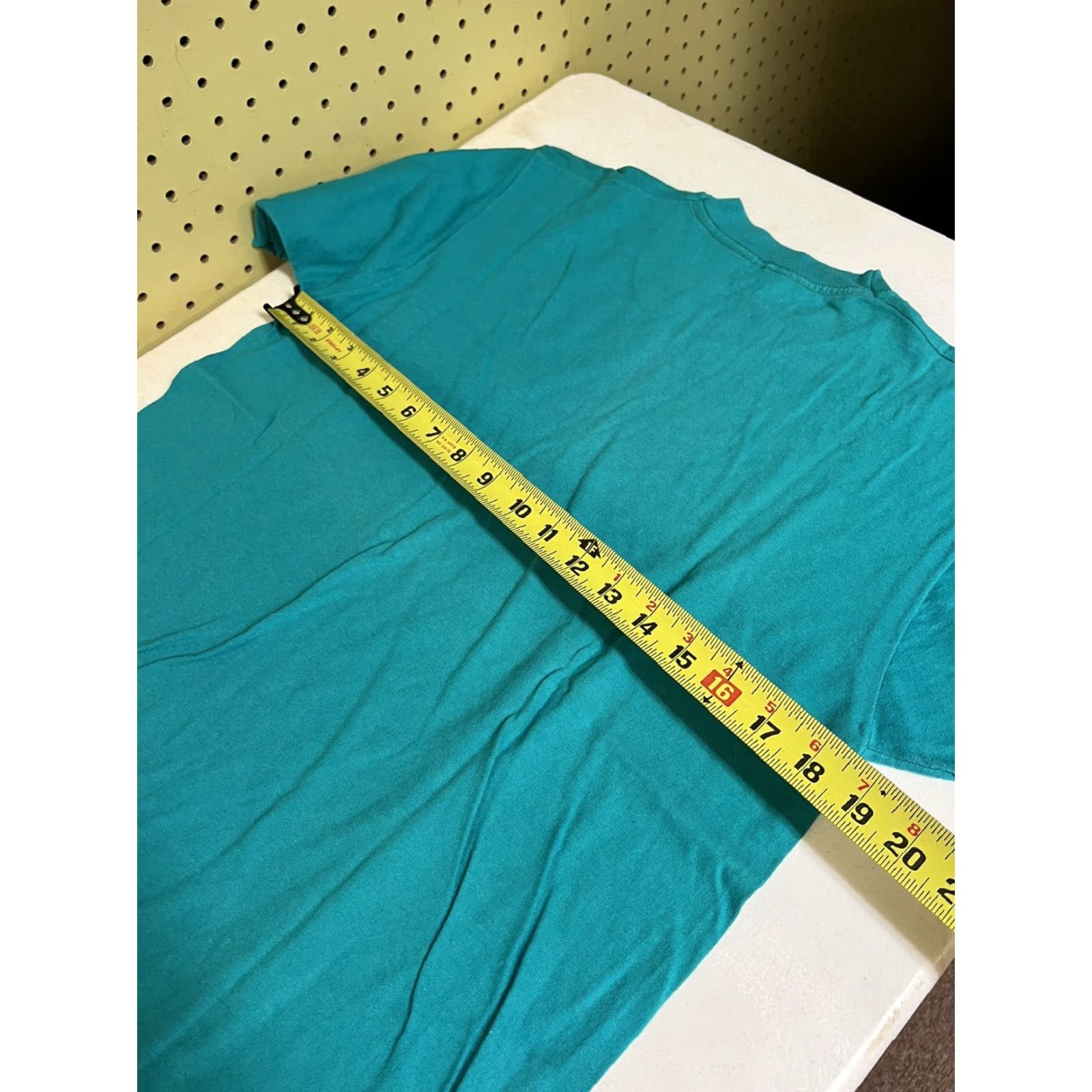 Vintage VINTAGE T-Shirt Green Pocket Crew Neck Short Sleeve M Men Classic Cotton Stitch Single Size US M / EU 48-50 / 2 - 5 Thumbnail