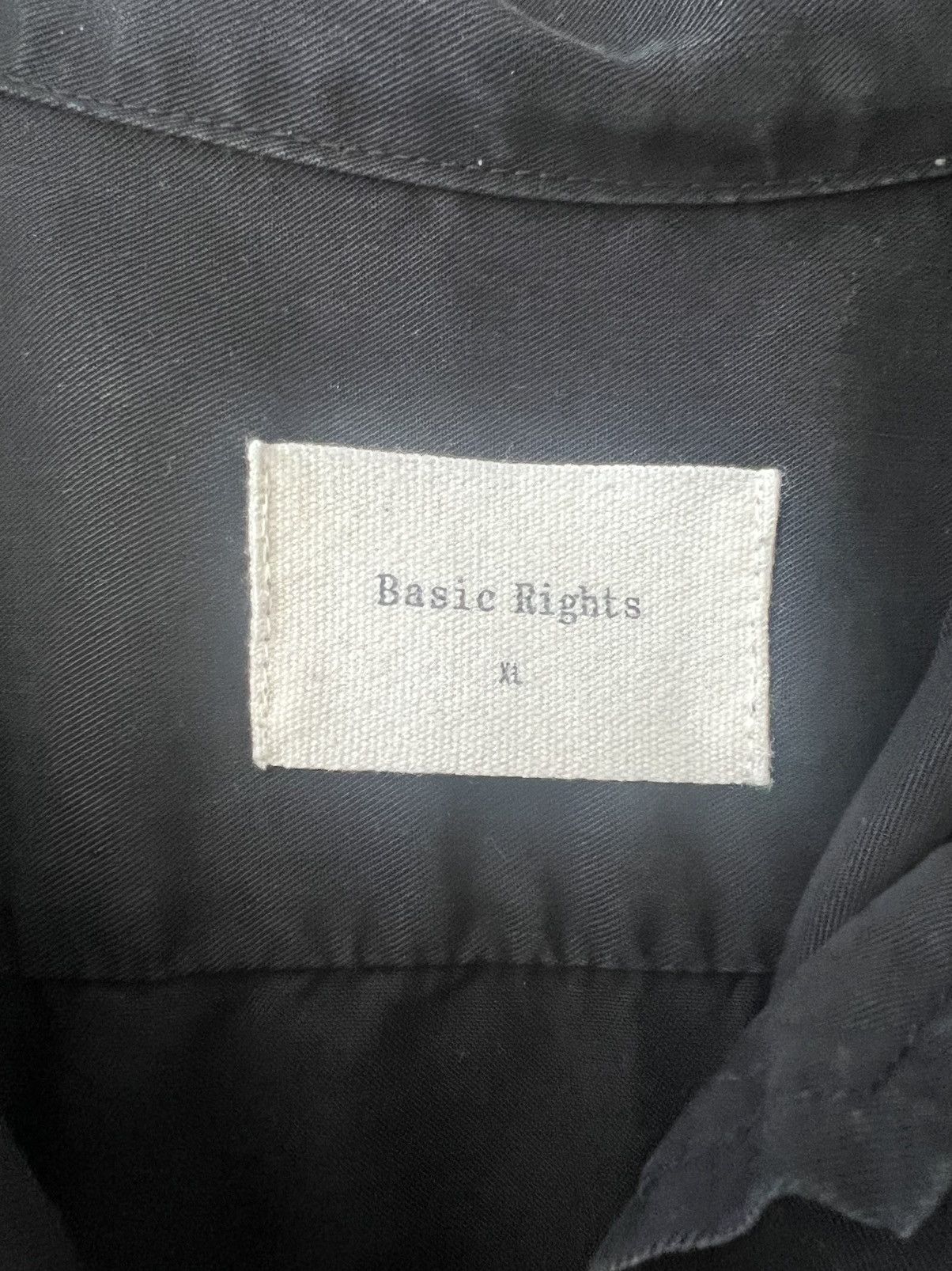 Basic Rights Black Camp Collar Shirt Size US XL / EU 56 / 4 - 5 Thumbnail