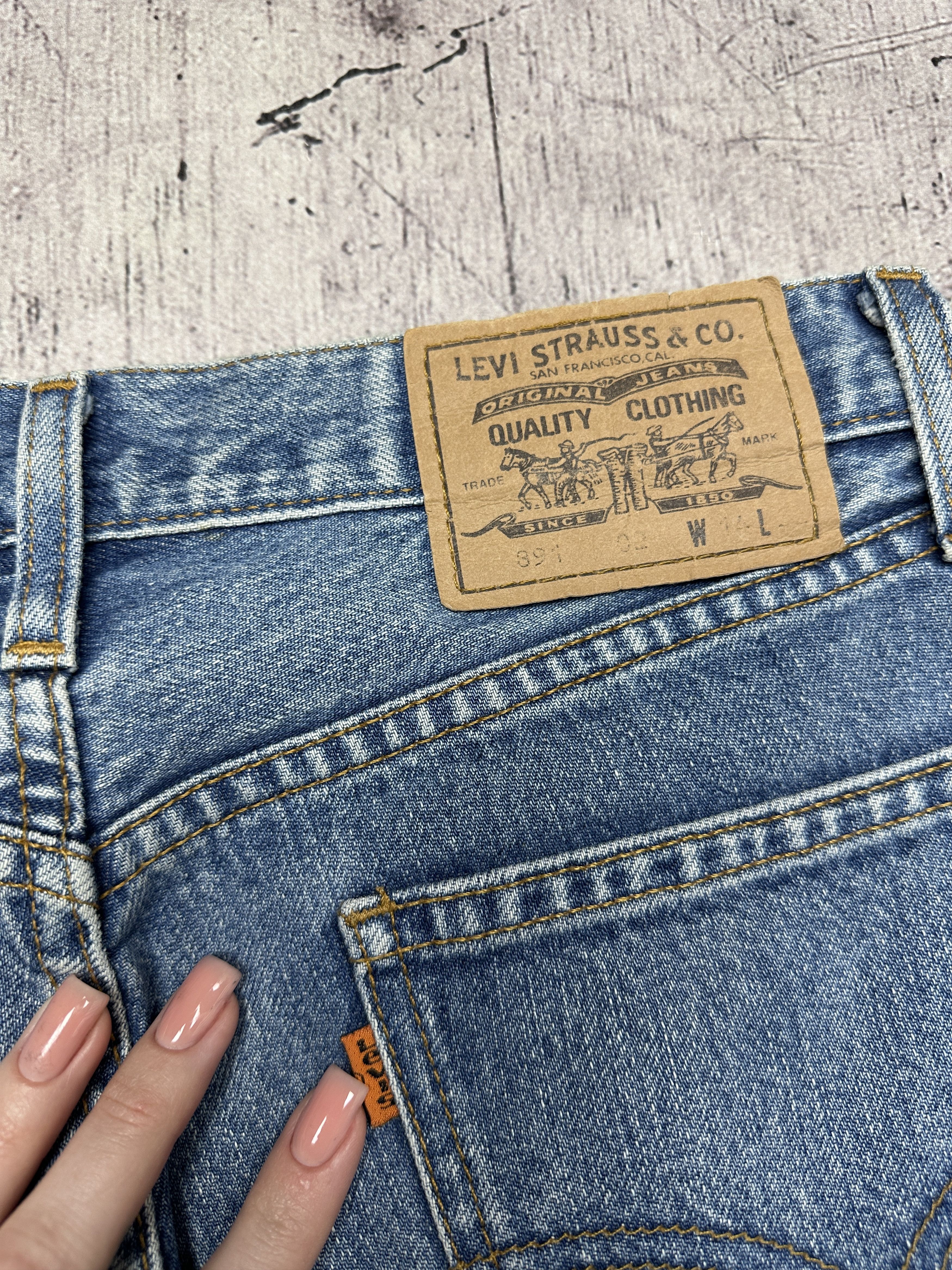 Levi's Levi's 391 Vintage Womens Denim Pants Orange Tab Jeans Size 36" / US 14 / IT 50 - 3 Thumbnail