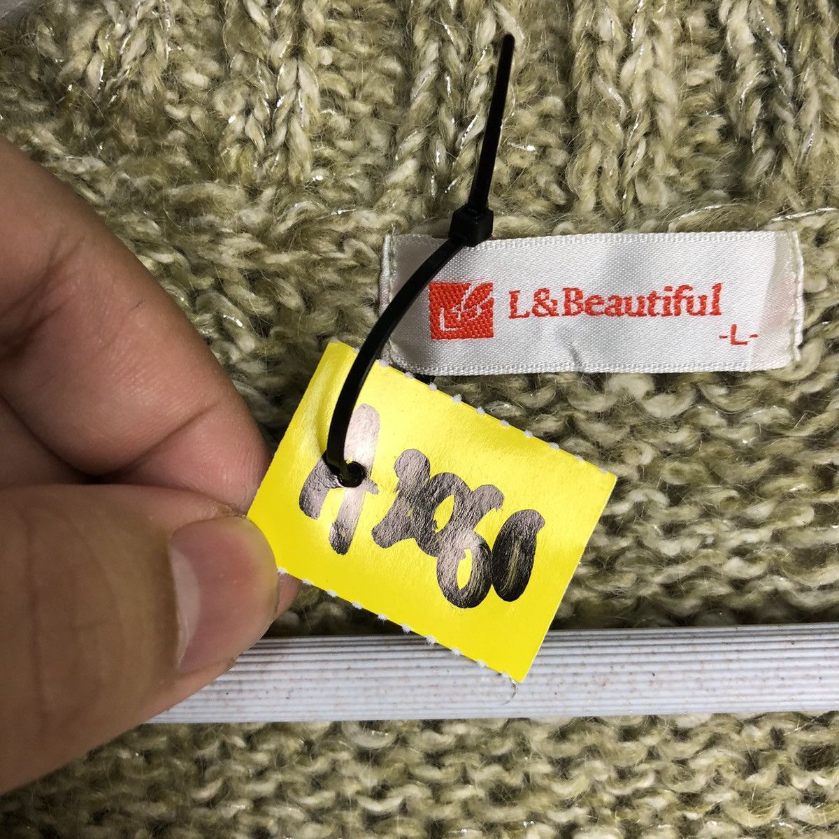 Homespun Knitwear × Japanese Brand L& Beautiful Green Knitwear vintage #A2060 Size M / US 6-8 / IT 42-44 - 10 Thumbnail