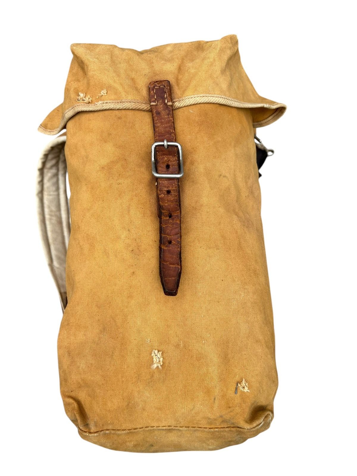 Vintage Distress Fade 60s 70s Japan Duck Canvas Hiking Backpack Huge Size ONE SIZE - 15 Thumbnail