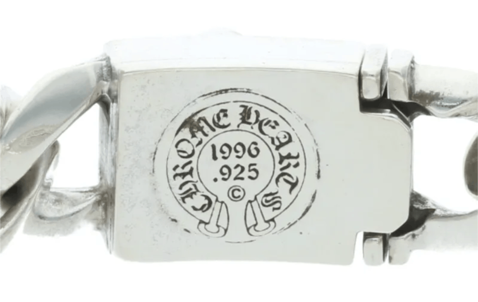 Chrome Hearts BS FLUER LINK/BS Fluer Link Old Silver Bracelet Men's 6LINK Size ONE SIZE - 4 Thumbnail