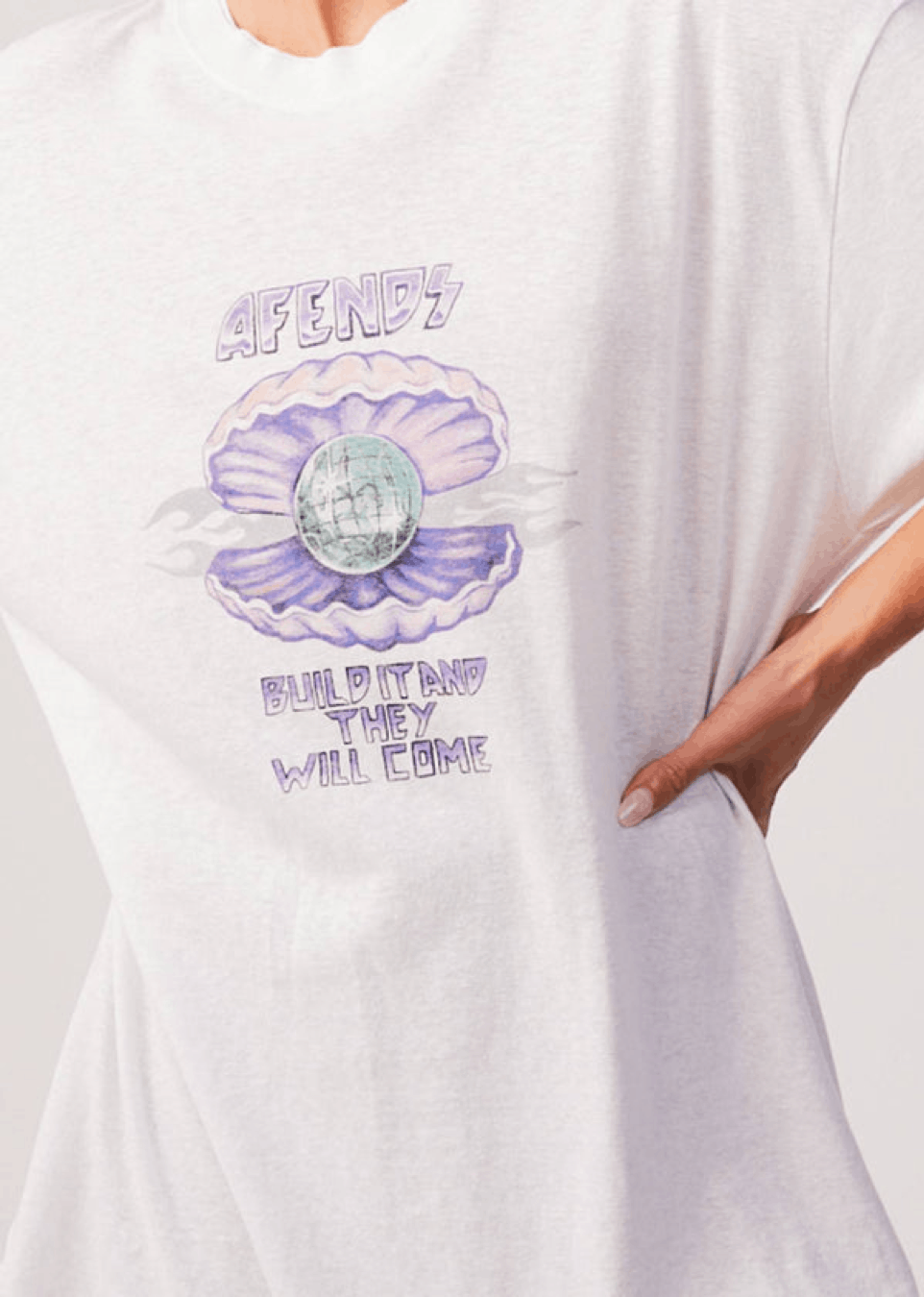 Afends NWT Afends x Nirvana - Shell - Hemp Oversized T-Shirt Small Size S / US 4 / IT 40 - 16 Thumbnail