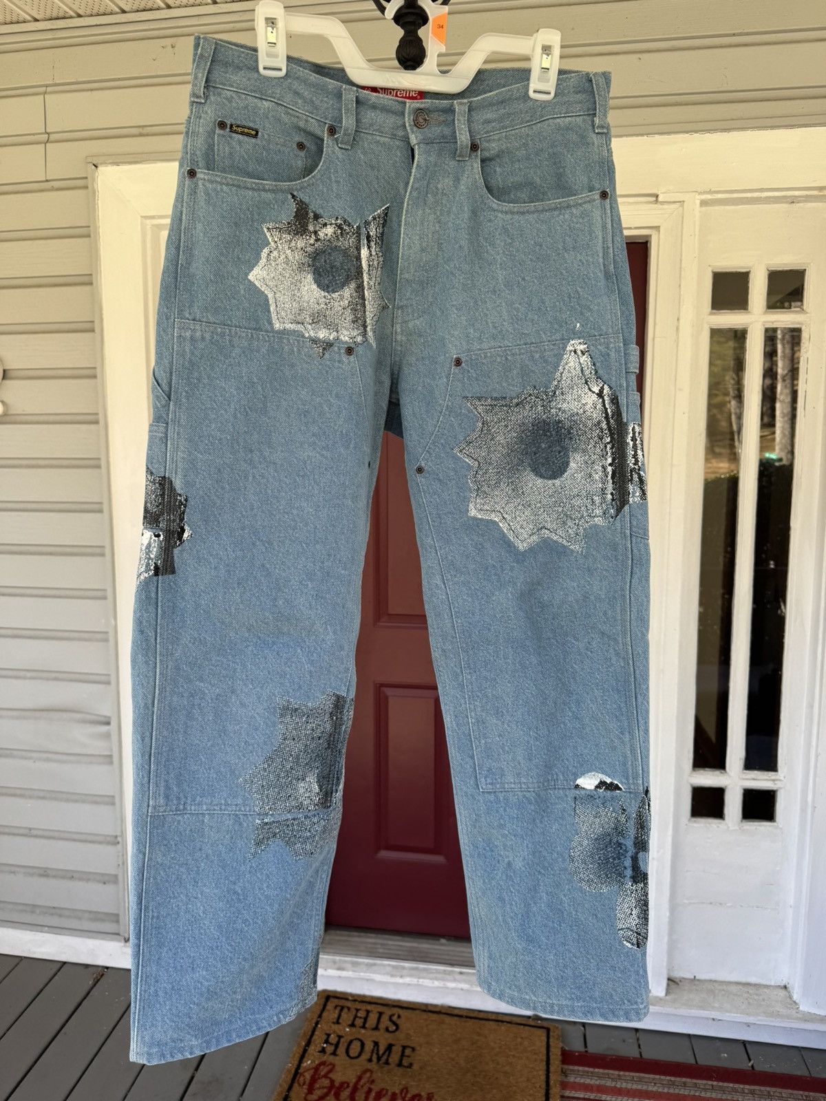 Supreme Nate Lowman Double Knee Pants 30（美品 Nate Lowman