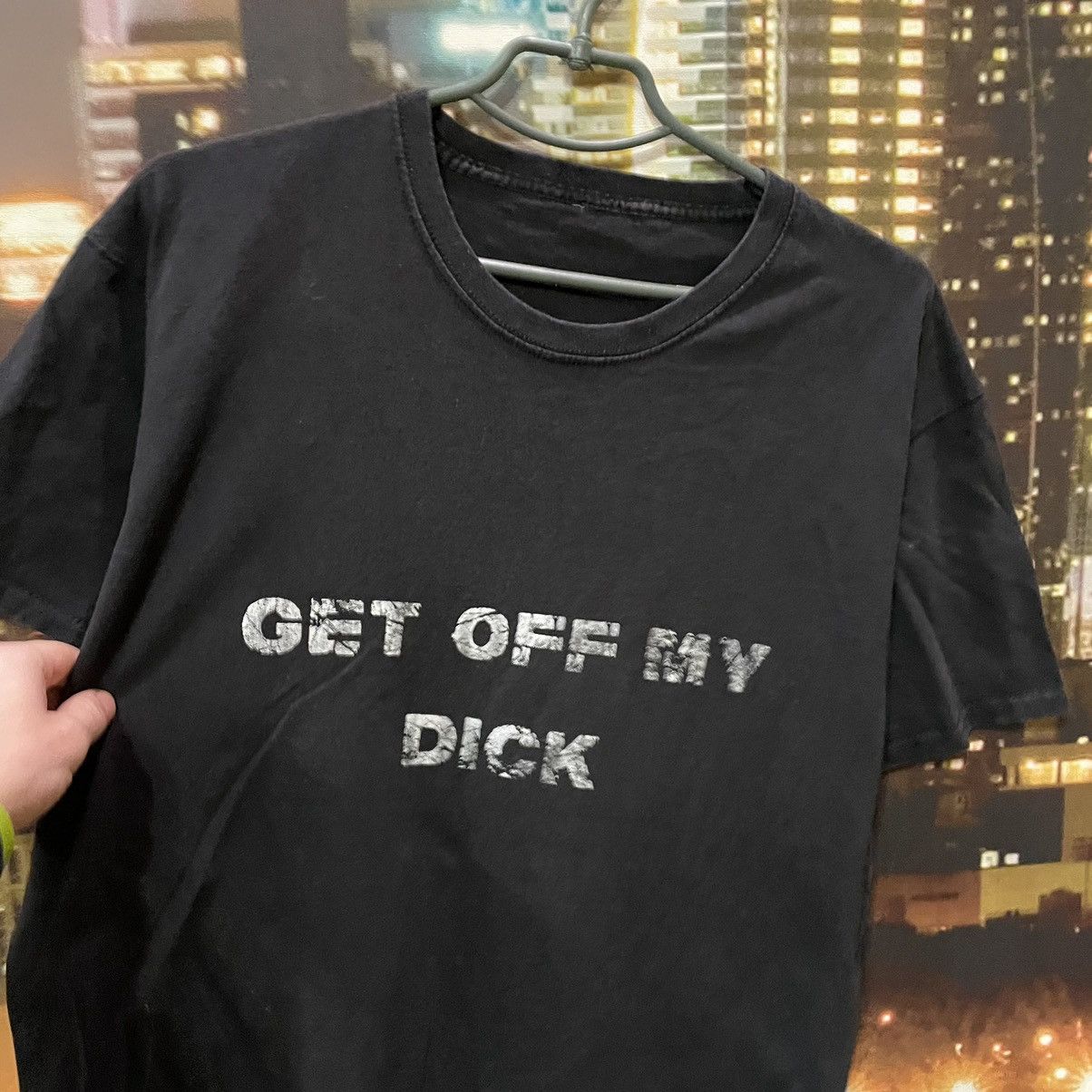Vintage Y2K Graphic Tee Thrashed Black Humor Streetwear Cropped M Size US M / EU 48-50 / 2 - 4 Thumbnail
