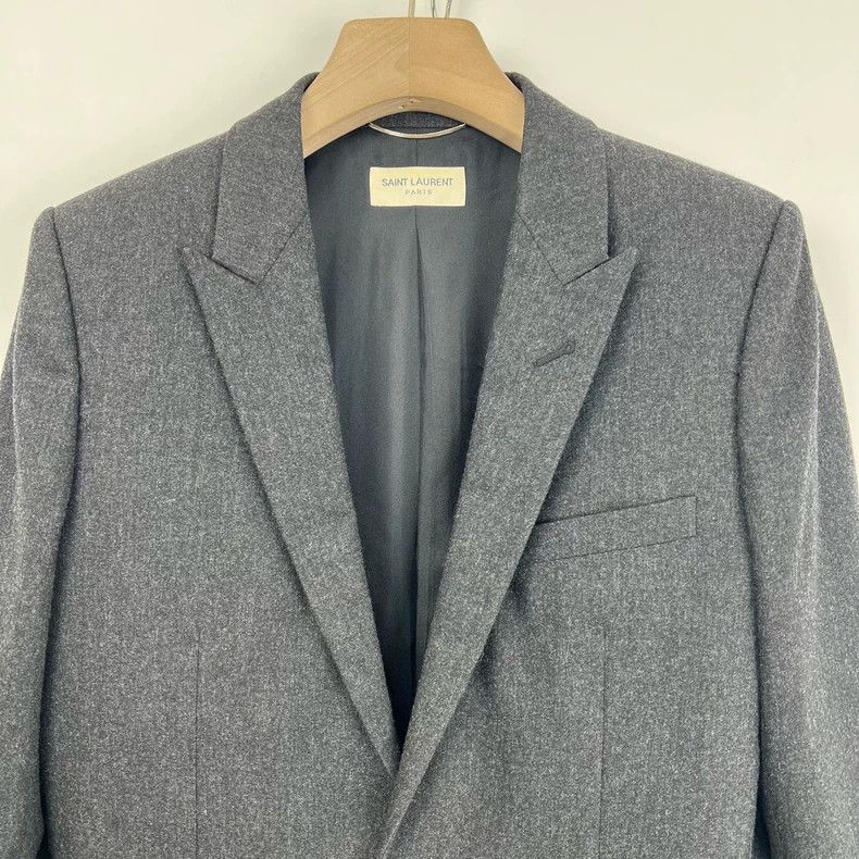 Saint Laurent Paris Saint Laurent ParisDark grey wool jacket 2504-Nextarrow Size US S / EU 44-46 / 1 - 6 Thumbnail