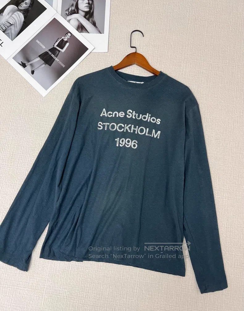 Acne Studios Acne Studios 1996 Series Letter Long Sleeve Size M / US 6-8 / IT 42-44 - 2 Thumbnail