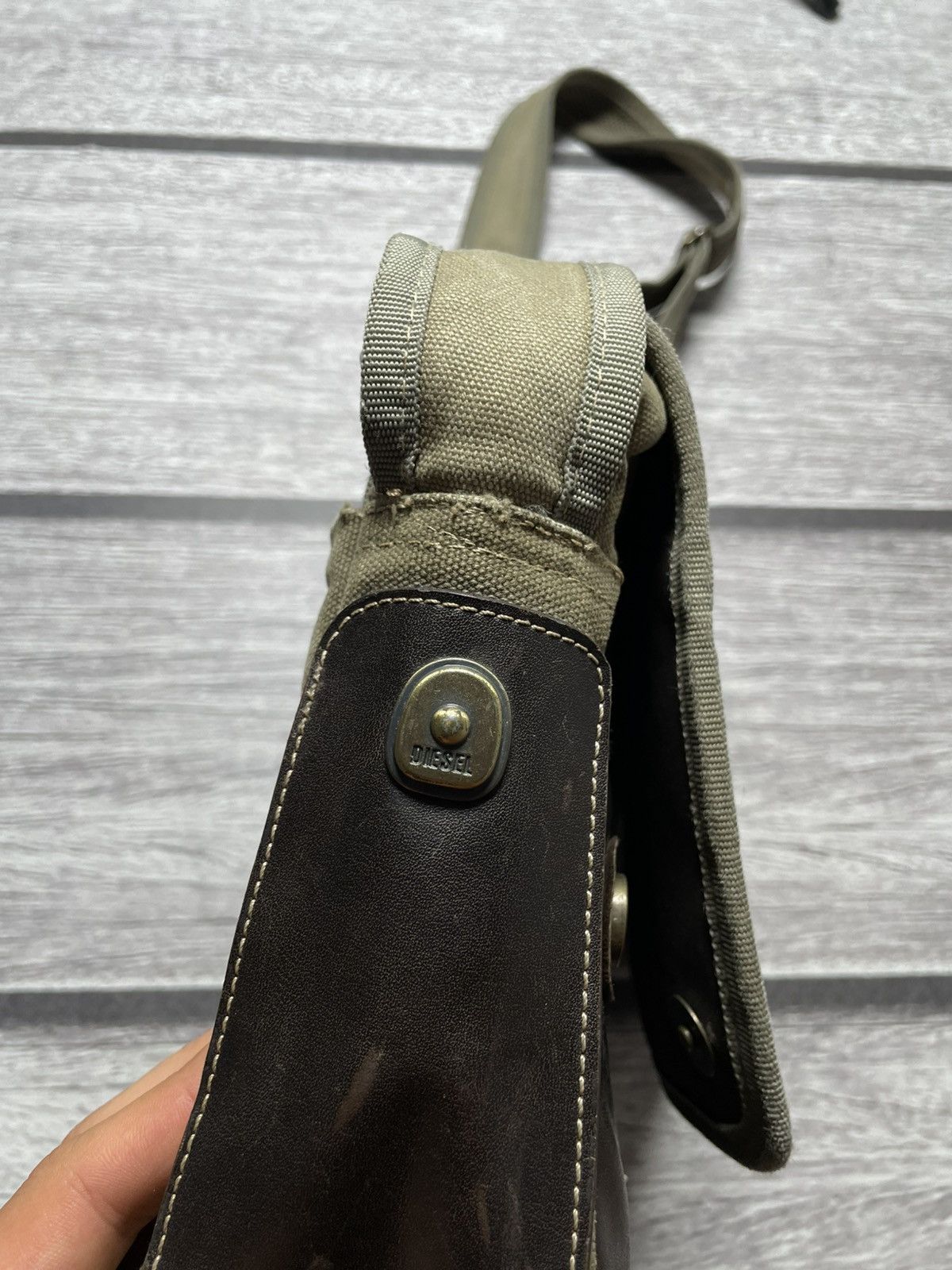 Diesel Diesel Vintage Leather Archival Avant Garde Y2k Shoulder Bag Size ONE SIZE - 12 Thumbnail