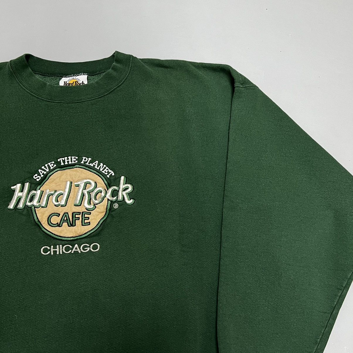 Hard Rock Cafe Vintage Hard Rock Cafe Chicago crewneck sweatshirt USA 🇺🇸 Size US XL / EU 56 / 4 - 6 Thumbnail