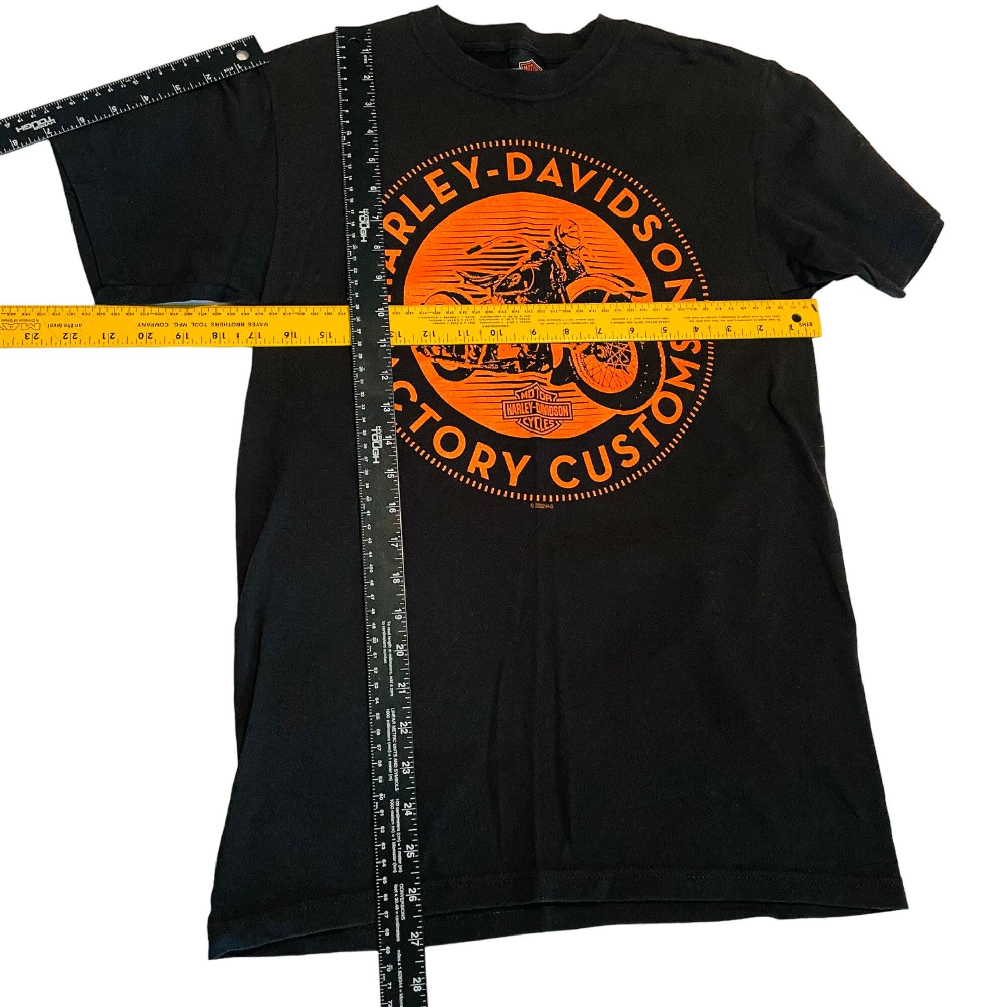 Other Harley Davidson Factory Customs T-Shirt Small Cotton Black & Size US S / EU 44-46 / 1 - 3 Thumbnail